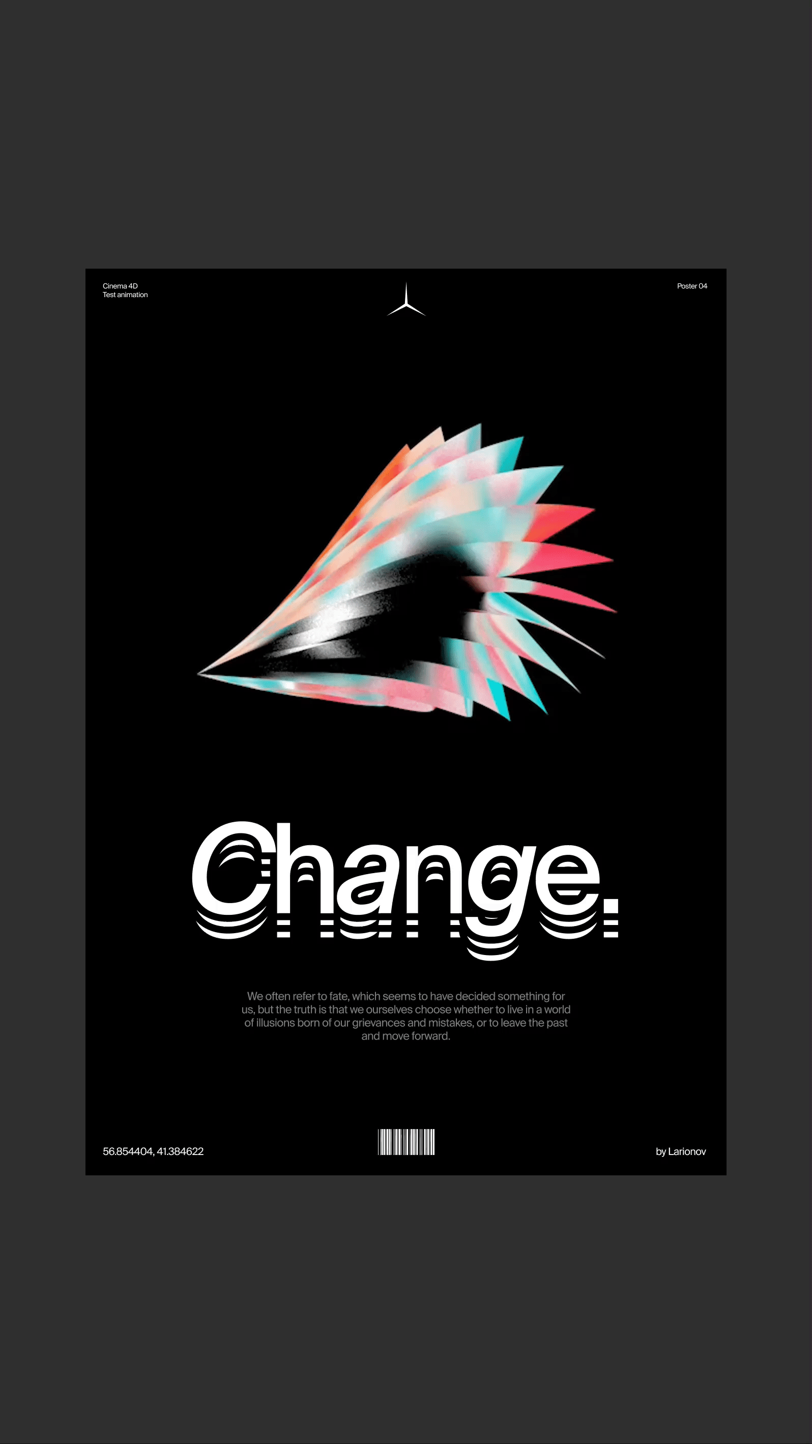 Daily posters 2022 by Larionov — Изображение №6 — 3D, Анимация на Dprofile