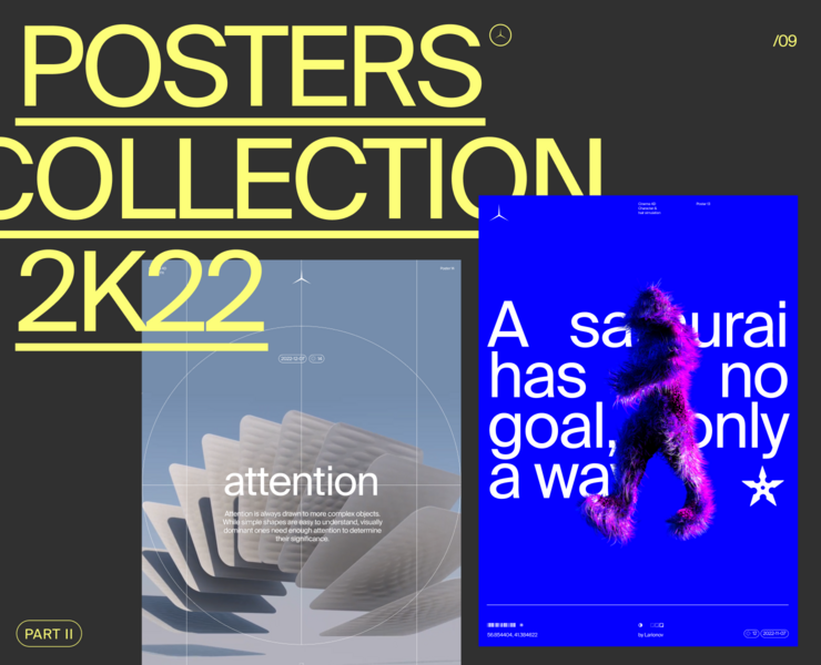 Daily posters 2022 by Larionov. Part 2 — 3D, Анимация на Dprofile