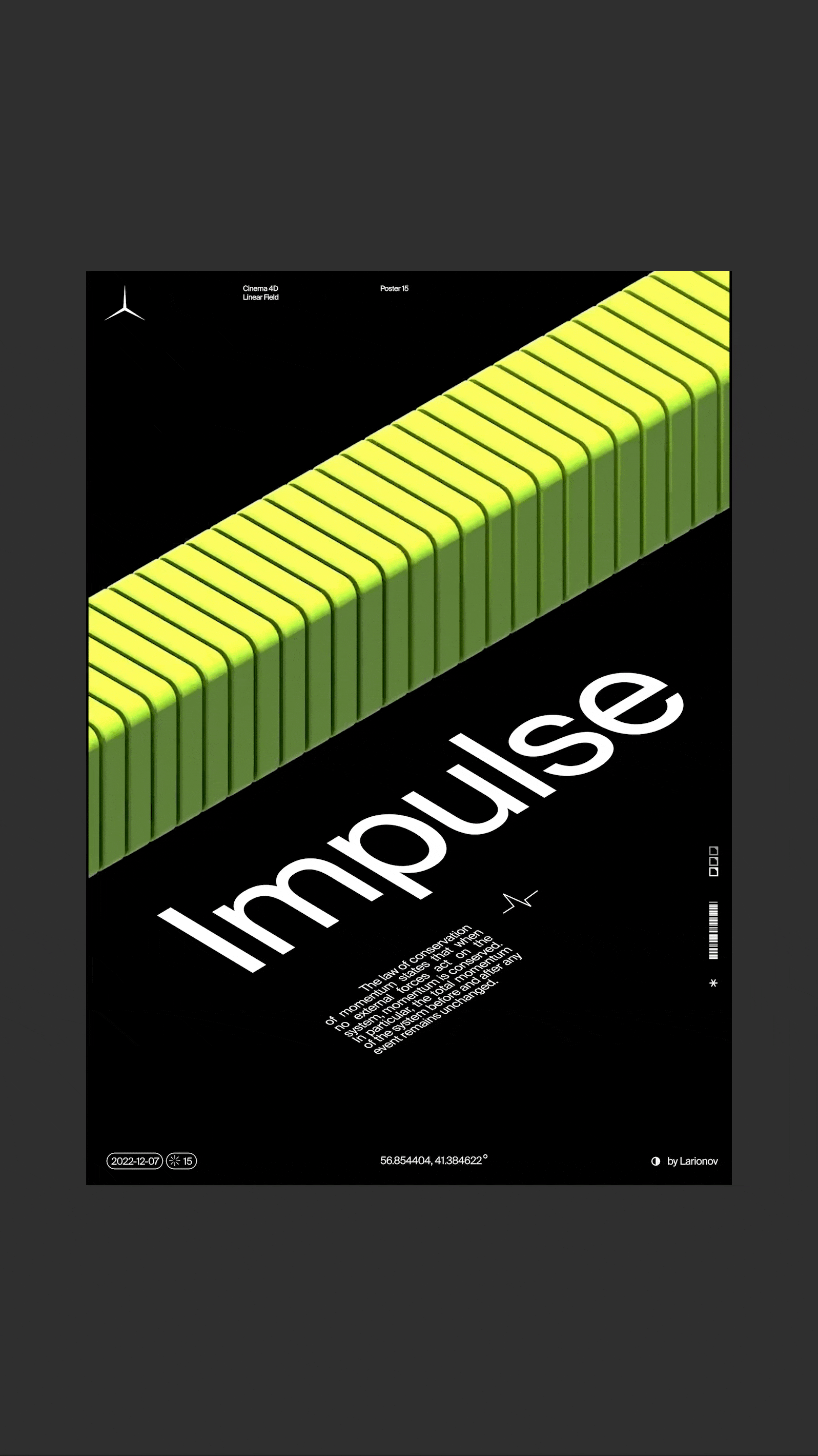 Daily posters 2022 by Larionov. Part 2 — Изображение №6 — 3D, Анимация на Dprofile