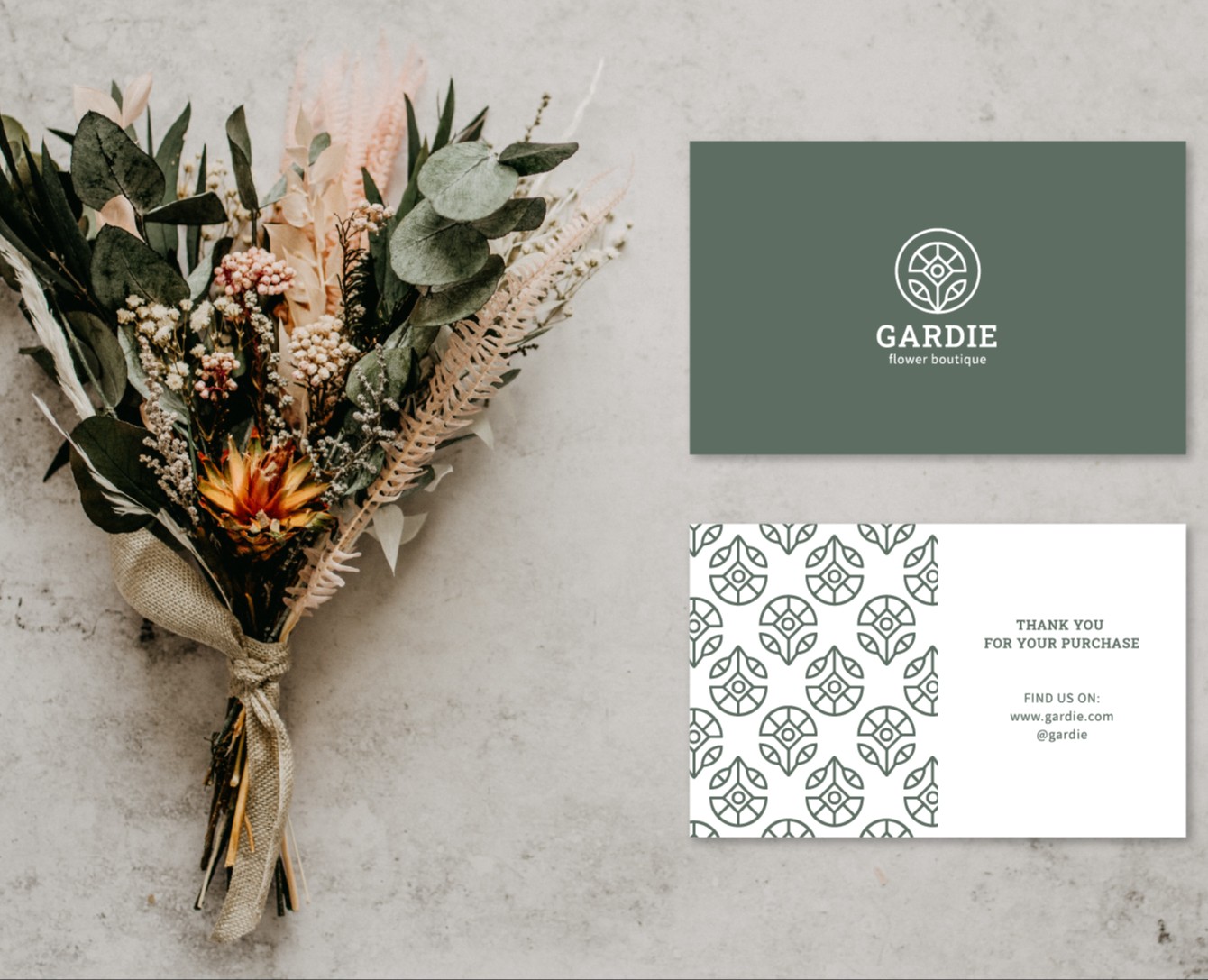 Gardie |  Цветочный бутик — Брендинг, Графика на Dprofile