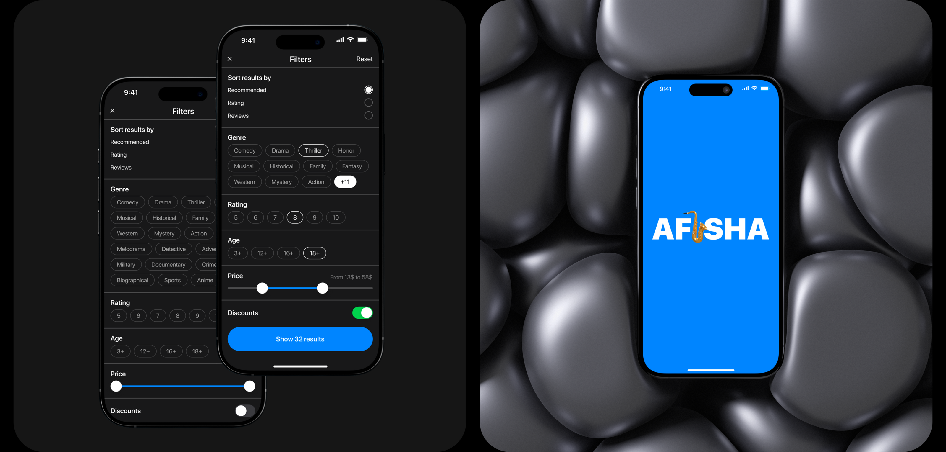 Afisha - поиск мероприятий | Mobile App — Изображение №12 — Интерфейсы на Dprofile