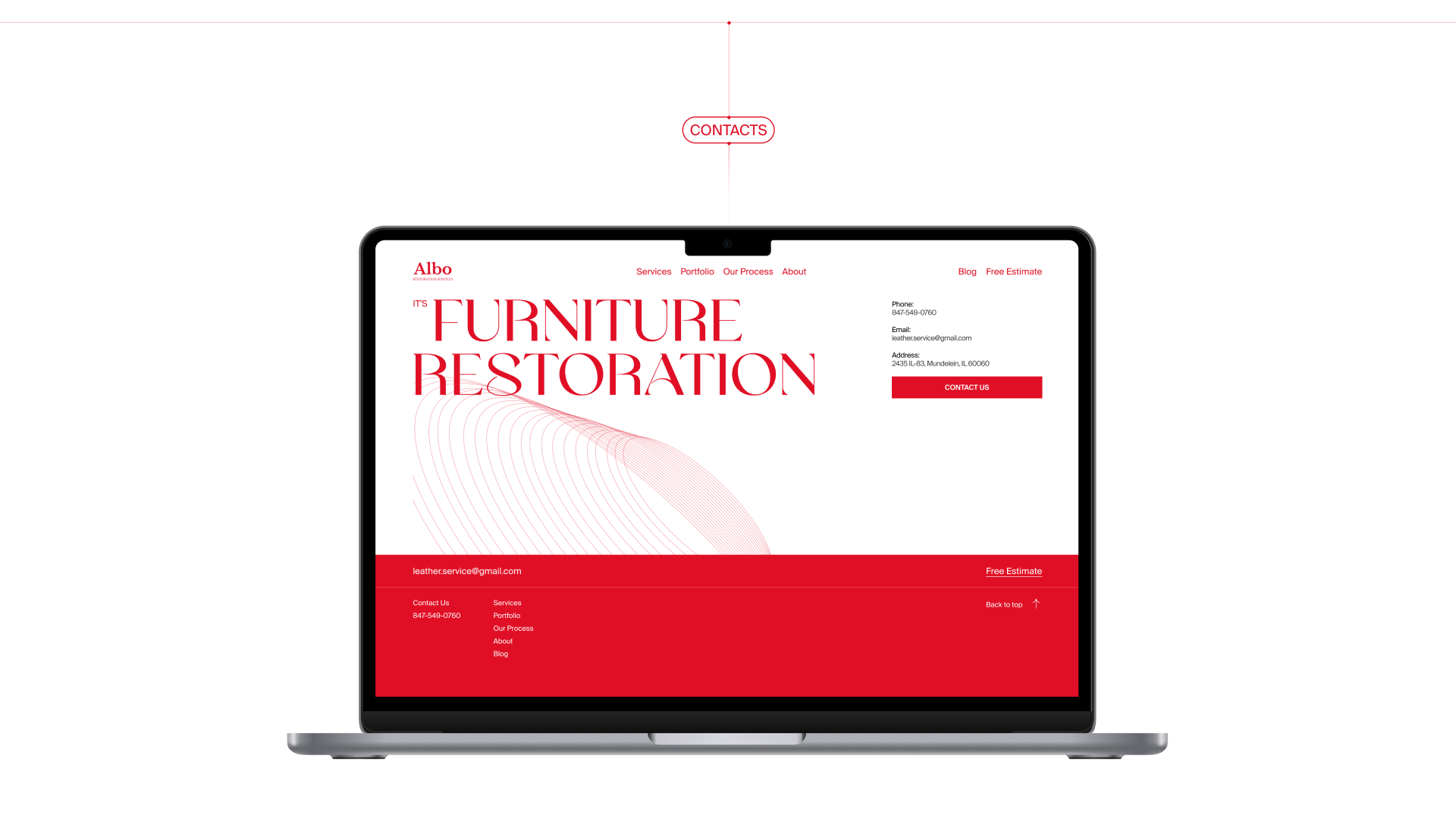 Albo Restoration Services — Изображение №12 — Интерфейсы на Dprofile