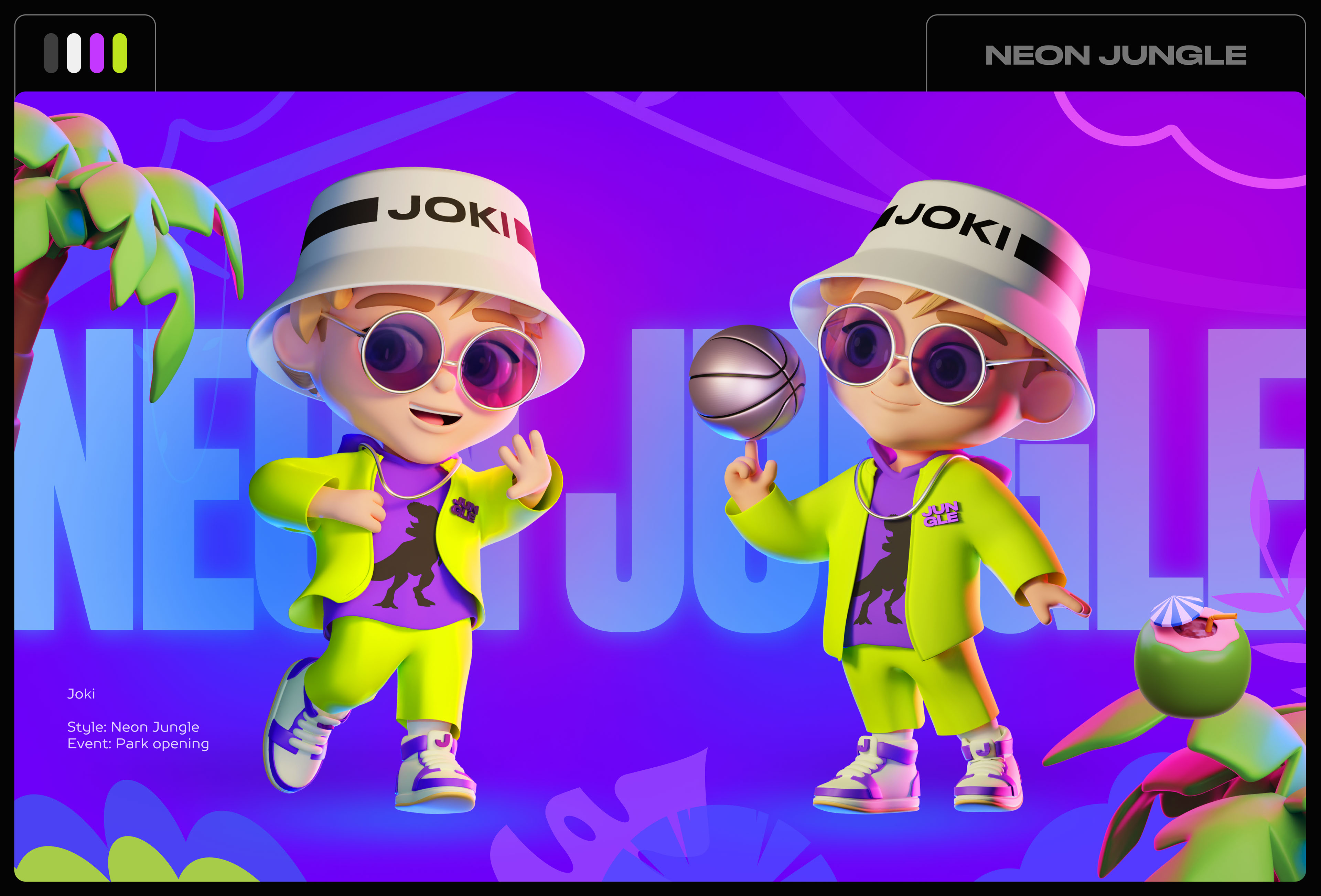 JOKI JOYA - character styles | vol.2 — Изображение №4 — Иллюстрация, 3D на Dprofile