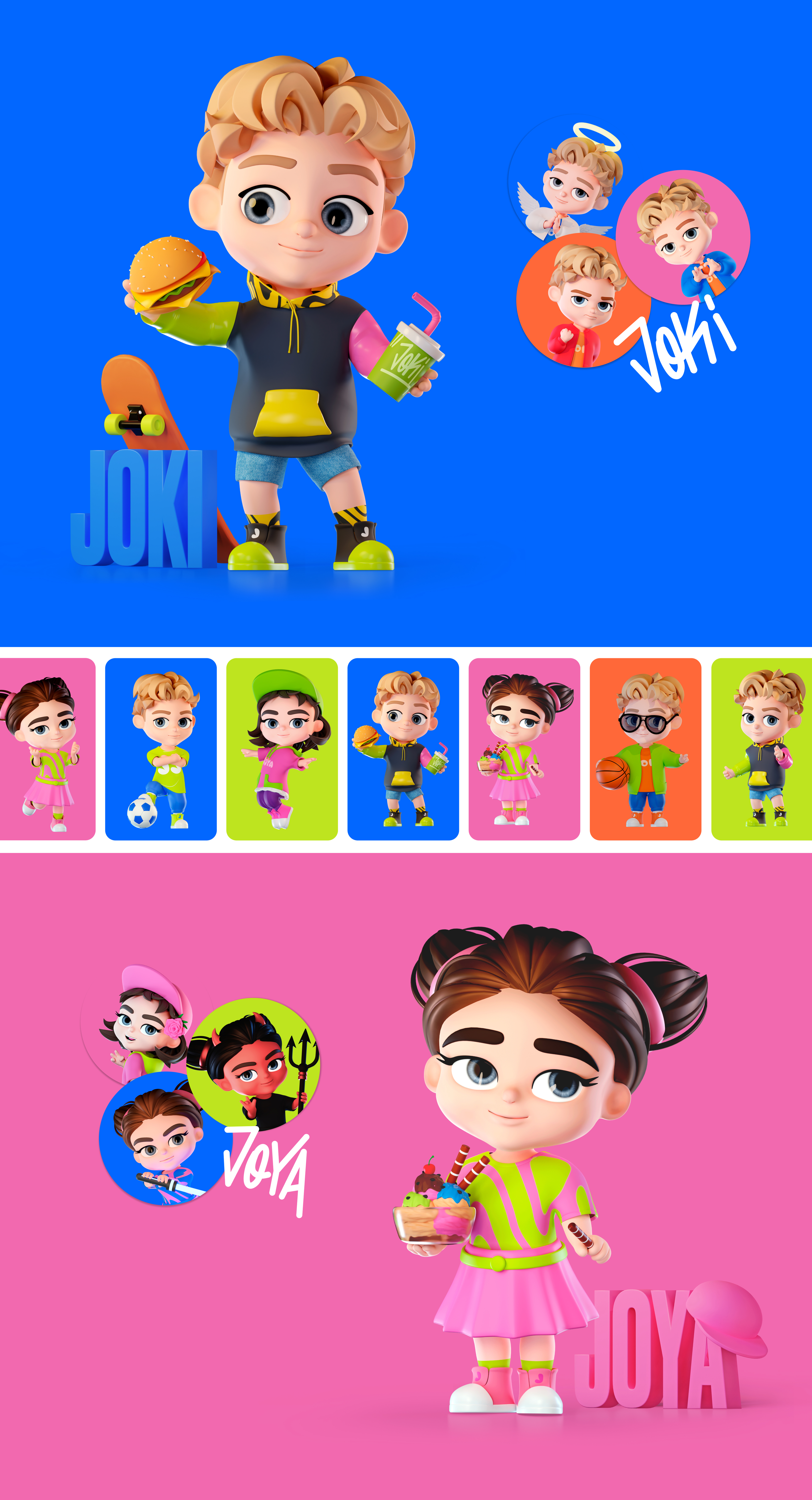 JOKI JOYA amusement park identity — Изображение №12 — Брендинг, Иллюстрация на Dprofile