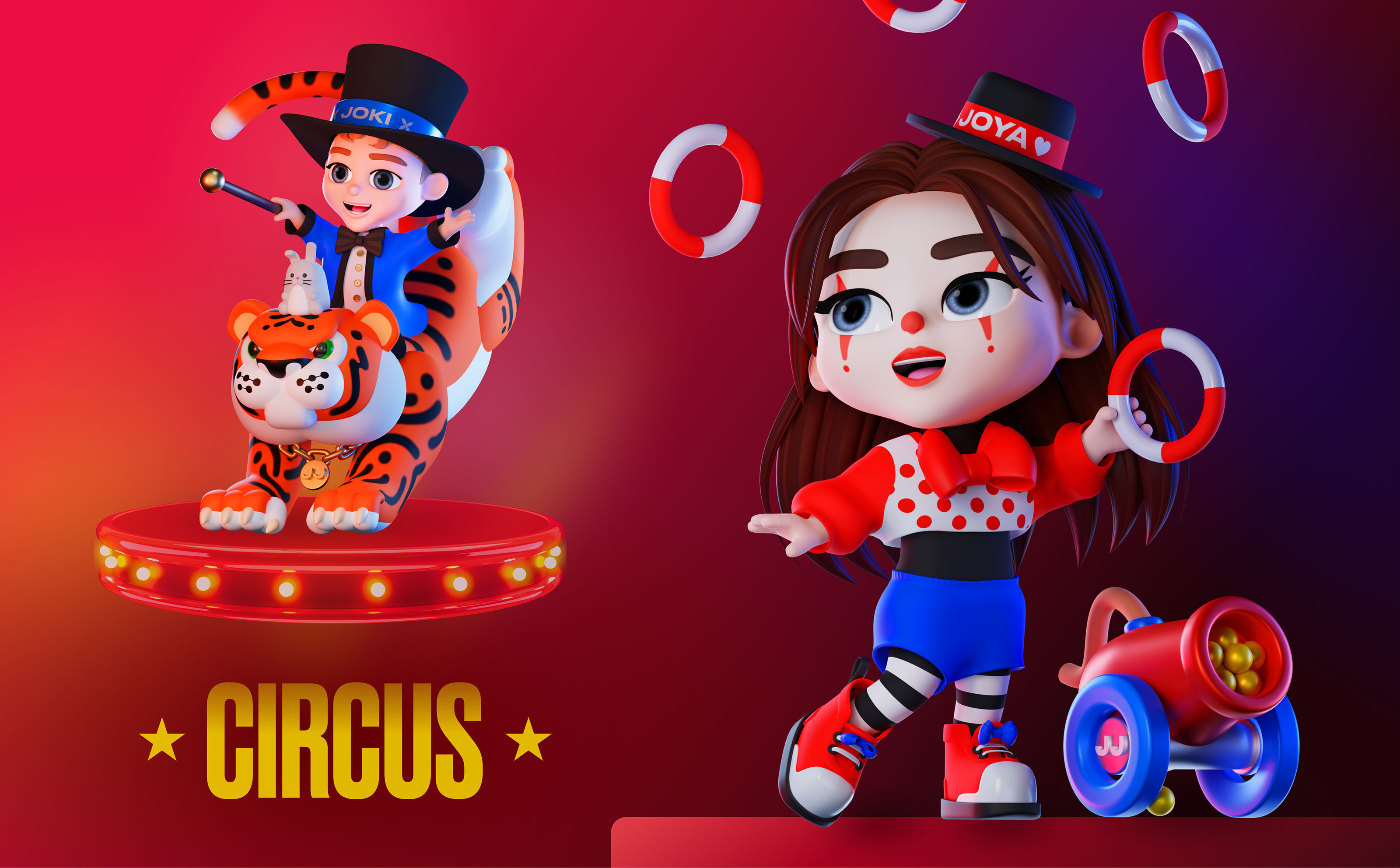JOKI JOYA - character styles — Изображение №13 — Иллюстрация, 3D на Dprofile