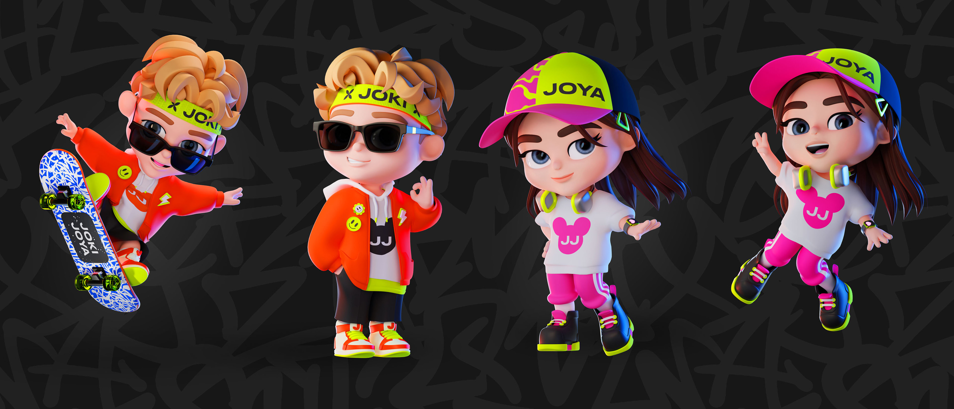 JOKI JOYA - character styles — Изображение №14 — Иллюстрация, 3D на Dprofile