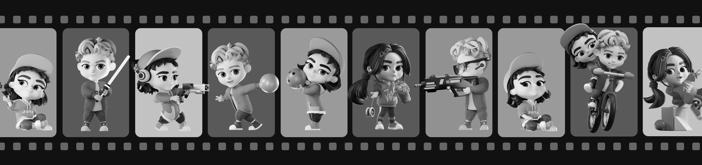 JOKI JOYA - character styles — Изображение №12 — Иллюстрация, 3D на Dprofile