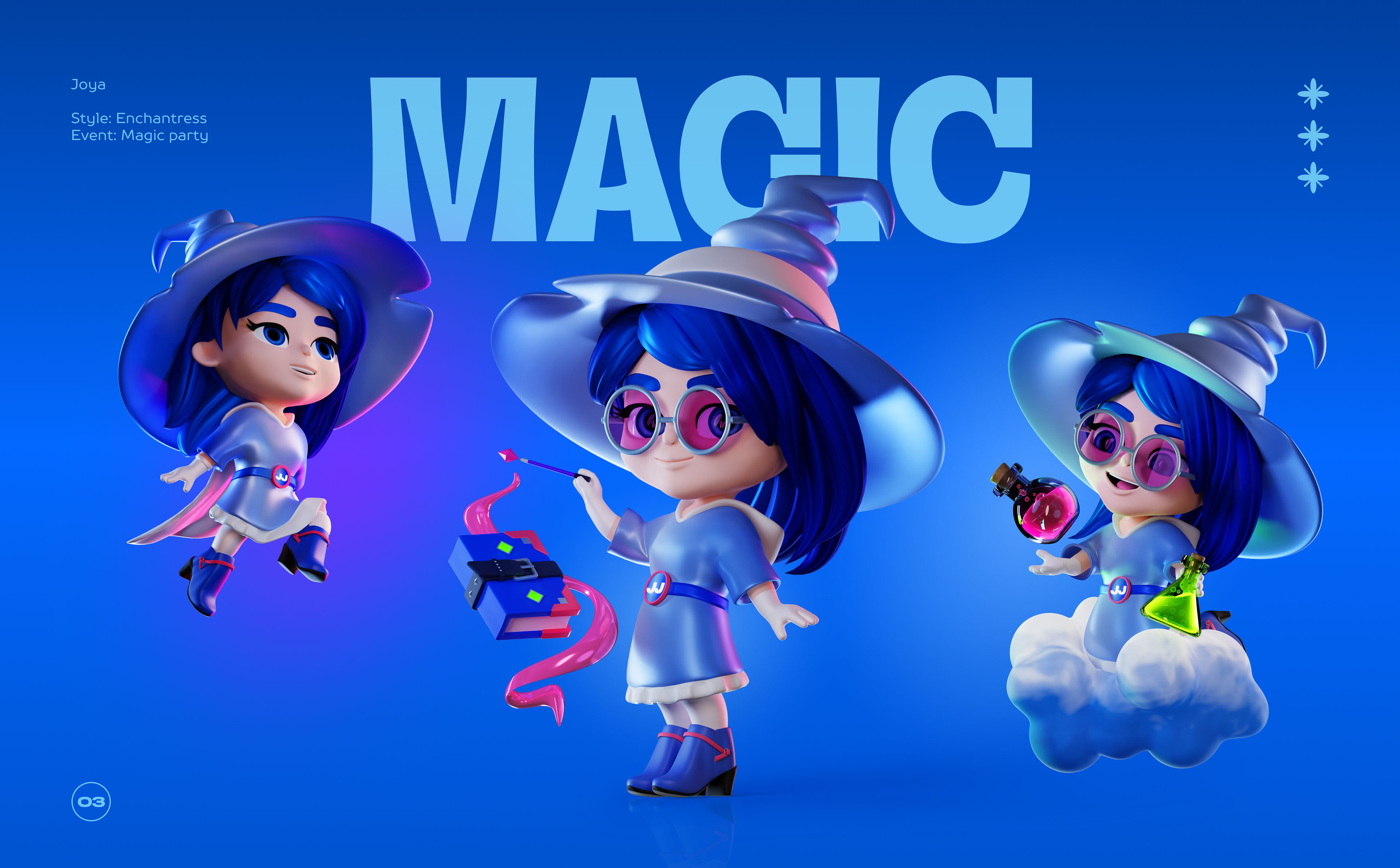 JOKI JOYA - character styles — Изображение №6 — Иллюстрация, 3D на Dprofile