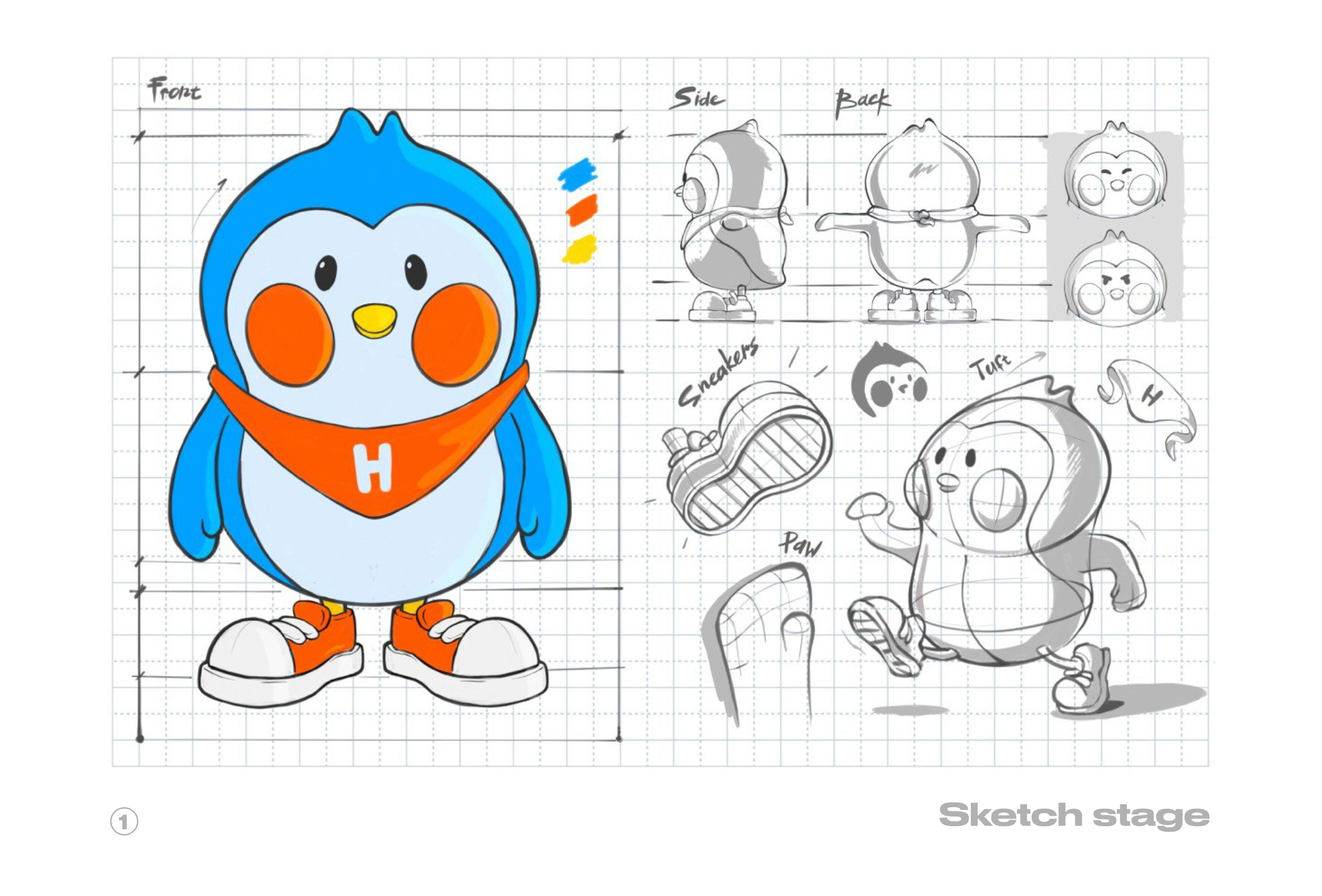 Brand mascot character Nadezhdik — Изображение №2 — Иллюстрация на Dprofile