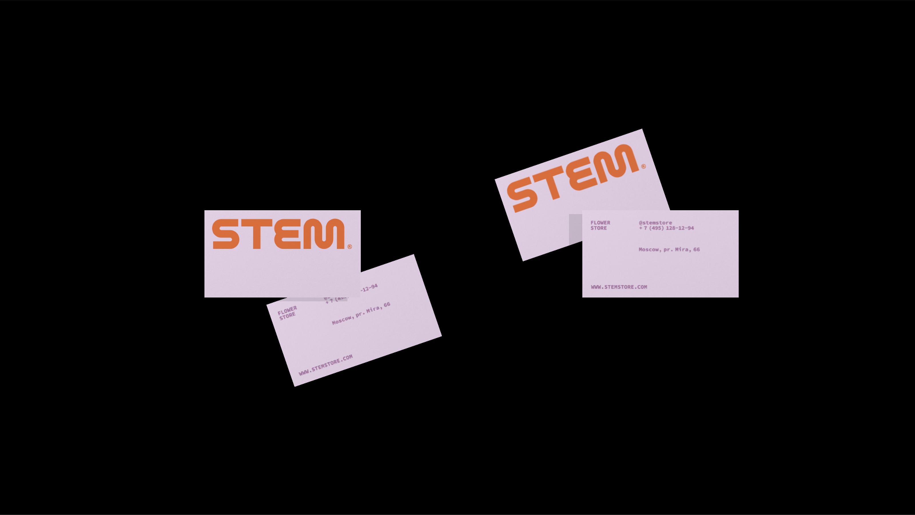 STEM - flower store logotype & brand identity — Изображение №9 — Брендинг, Анимация на Dprofile