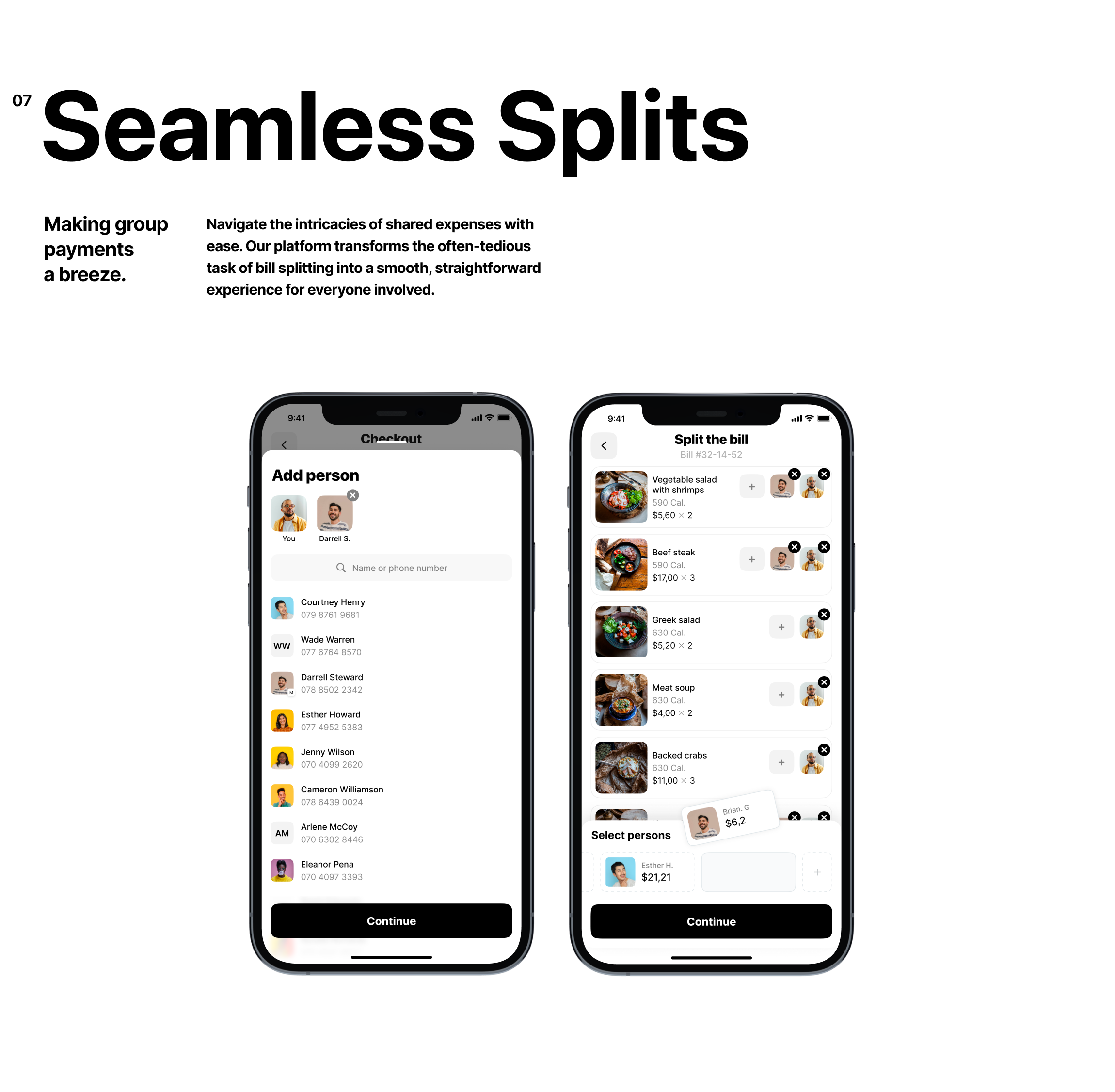 Mealio: Streamlined Dining — Изображение №10 — Интерфейсы, Брендинг на Dprofile