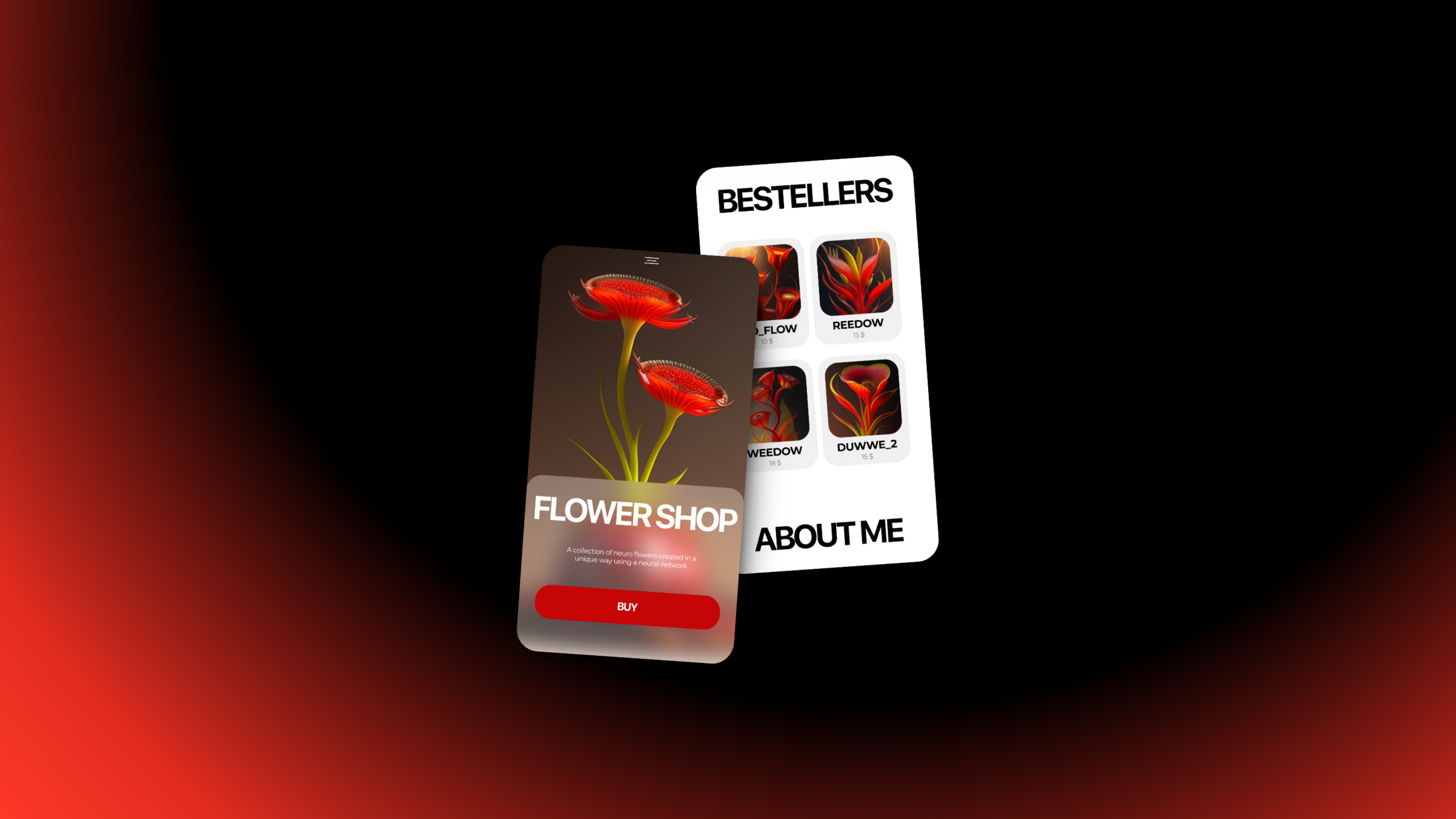 Taplink design site / Flower Shop // Тапплинк / Дизайн — Изображение №3 — Интерфейсы на Dprofile