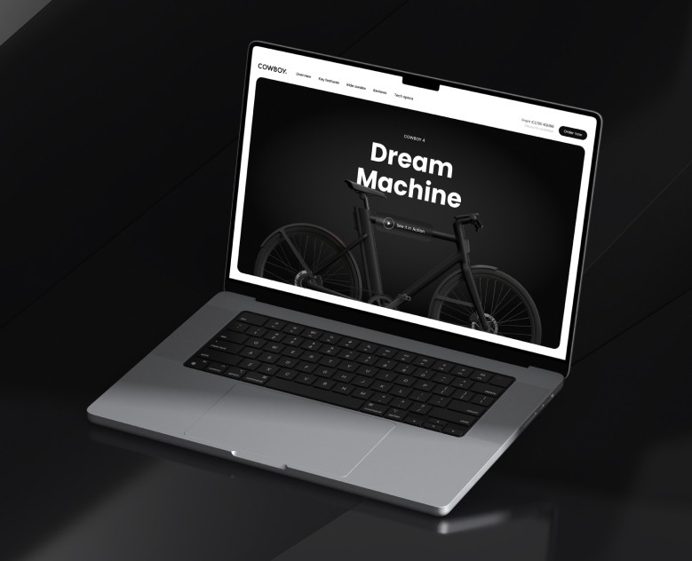 COWBOY | LANDING PADE — Интерфейсы на Dprofile