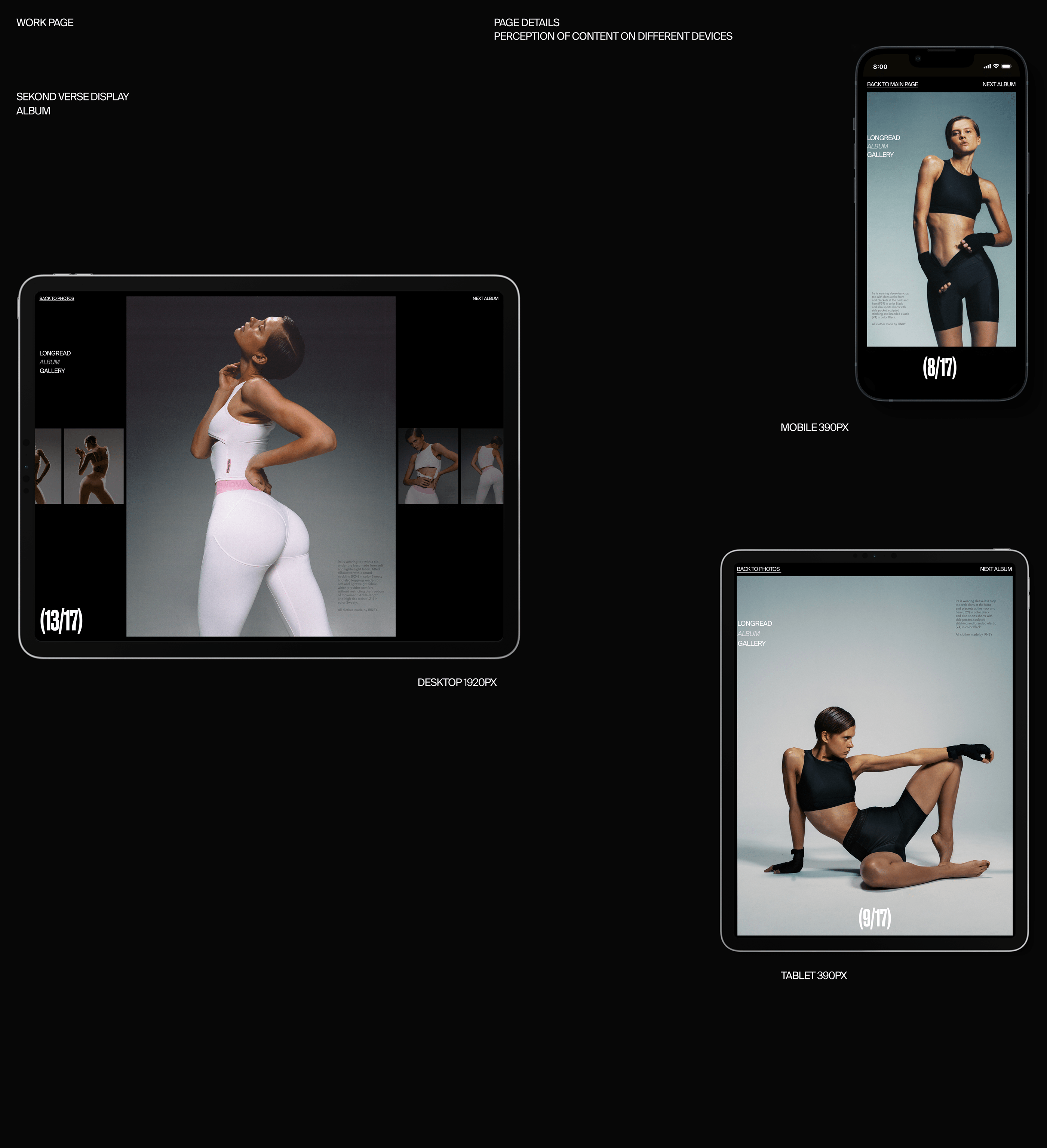 KMHN. Photographer portfolio website — Изображение №15 — Интерфейсы, Брендинг, Анимация на Dprofile