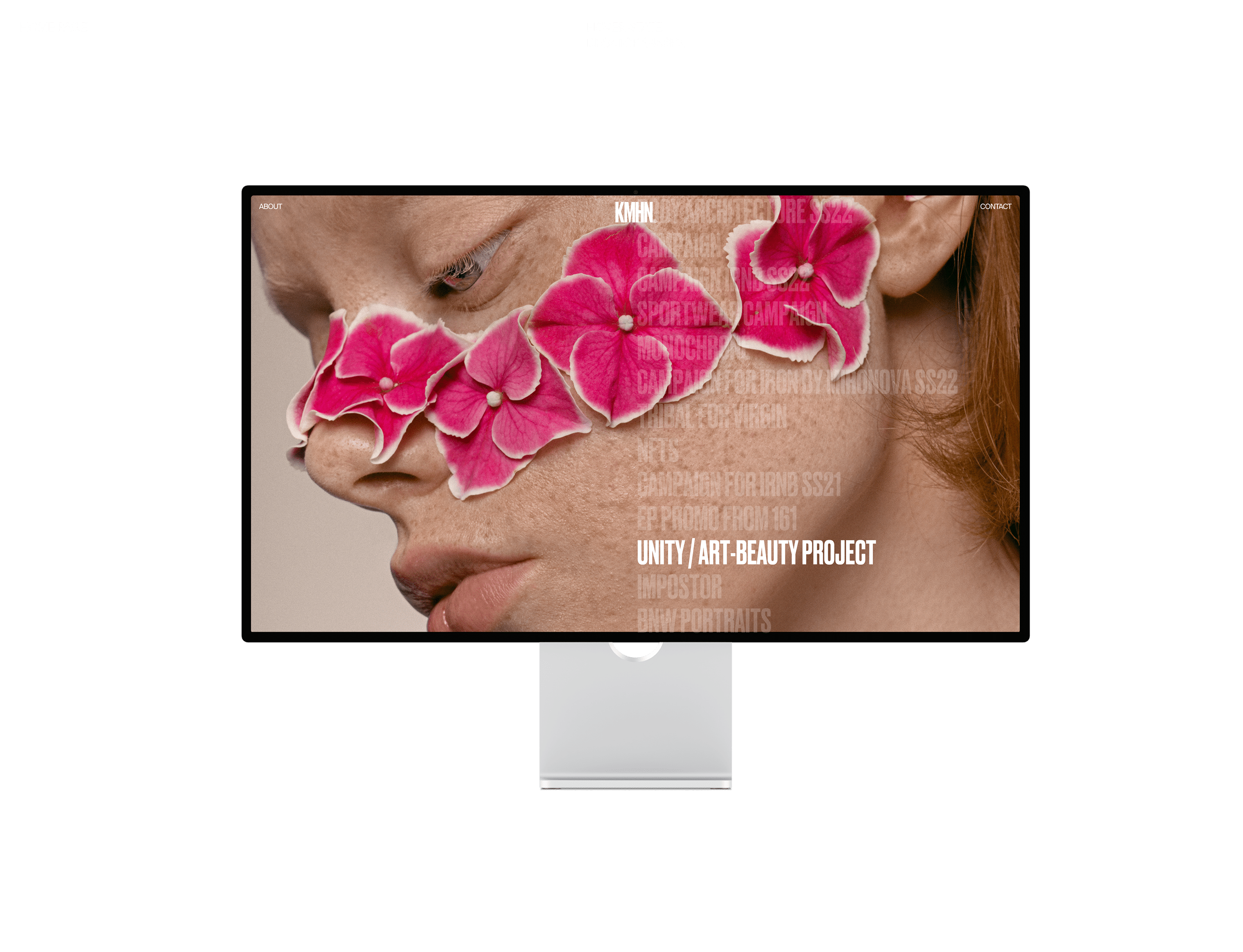KMHN. Photographer portfolio website — Изображение №4 — Интерфейсы, Брендинг, Анимация на Dprofile