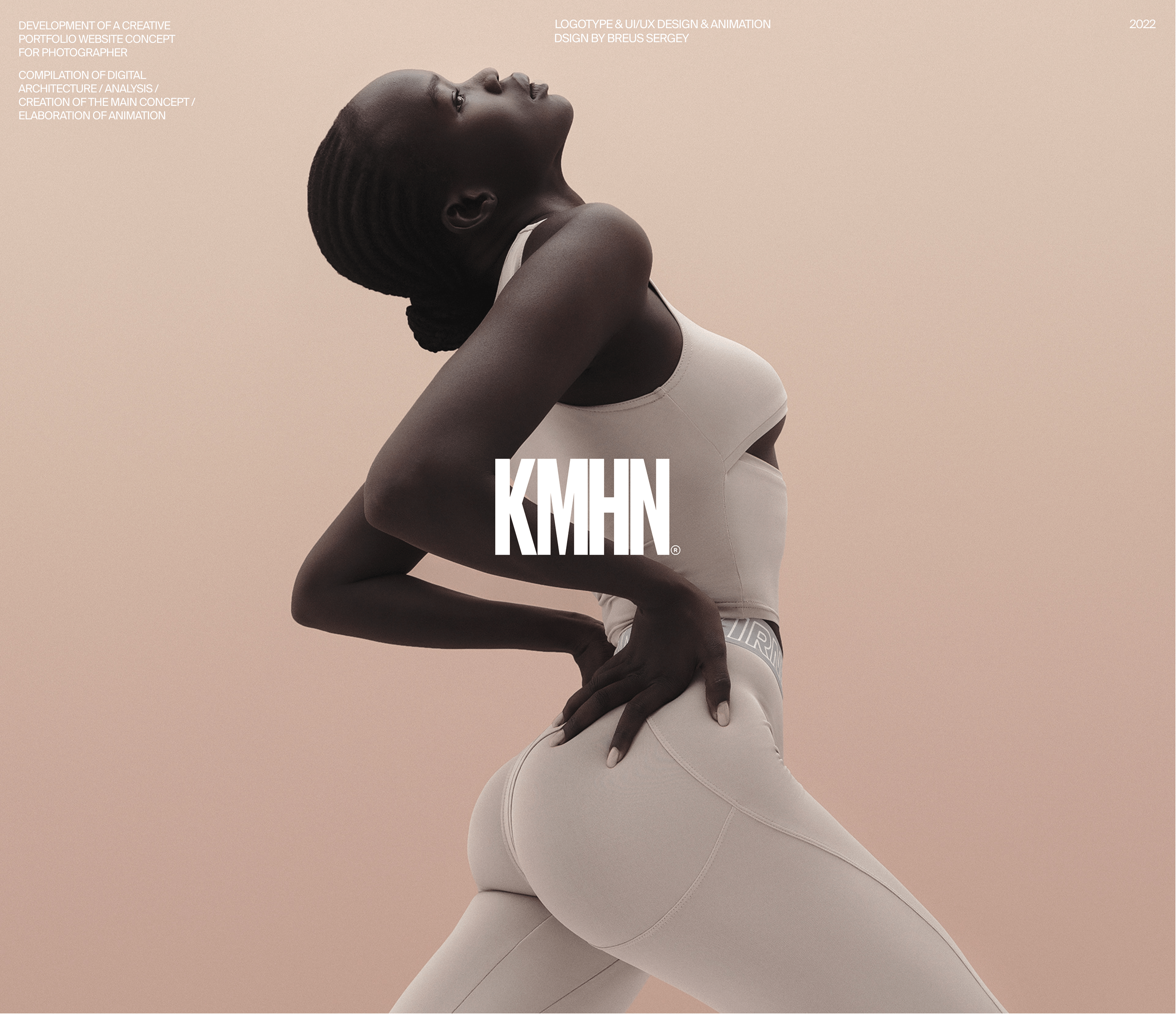 KMHN. Photographer portfolio website — Изображение №1 — Интерфейсы, Брендинг, Анимация на Dprofile