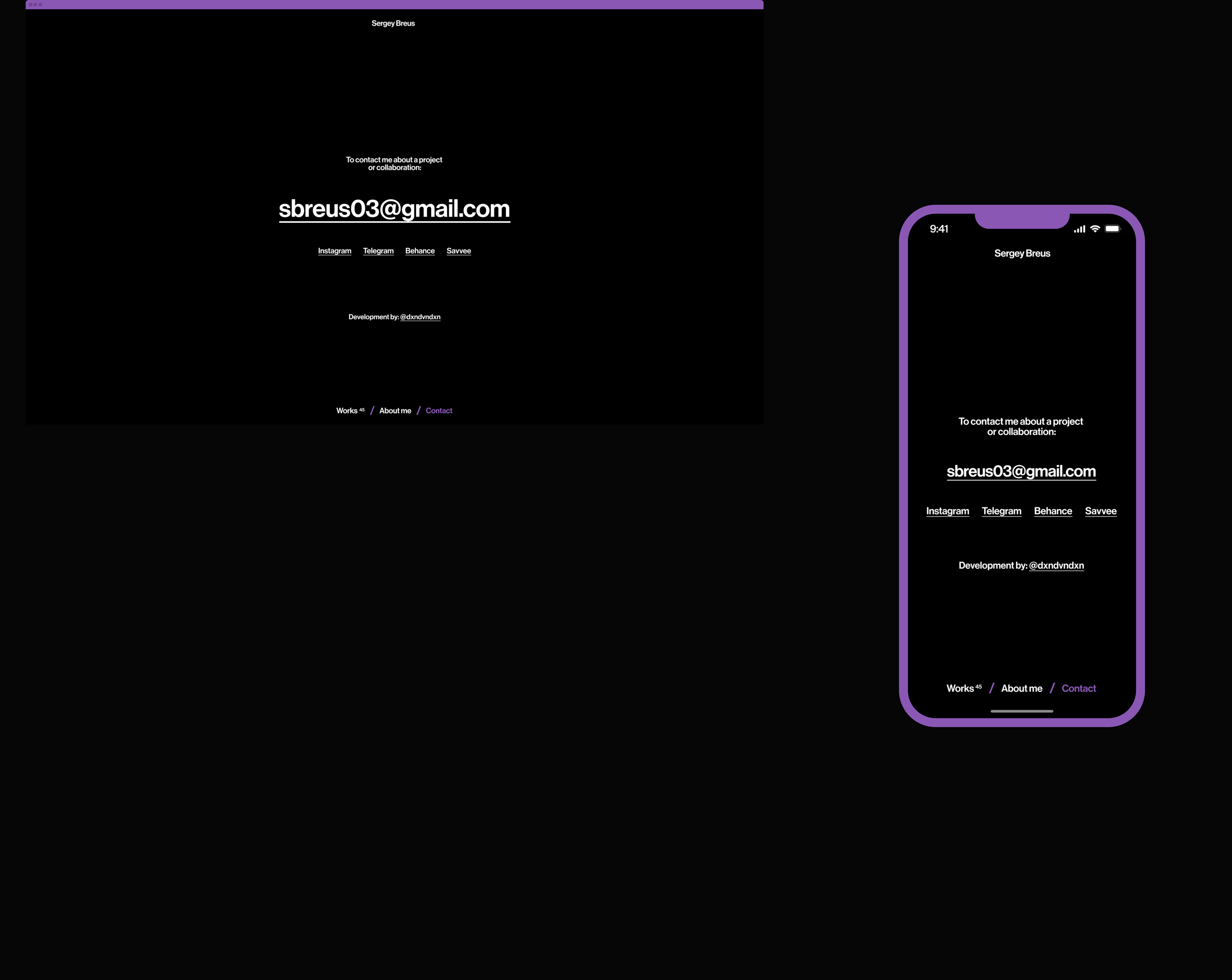 Web Designer | Personal portfolio website — Изображение №14 — Интерфейсы, Брендинг на Dprofile
