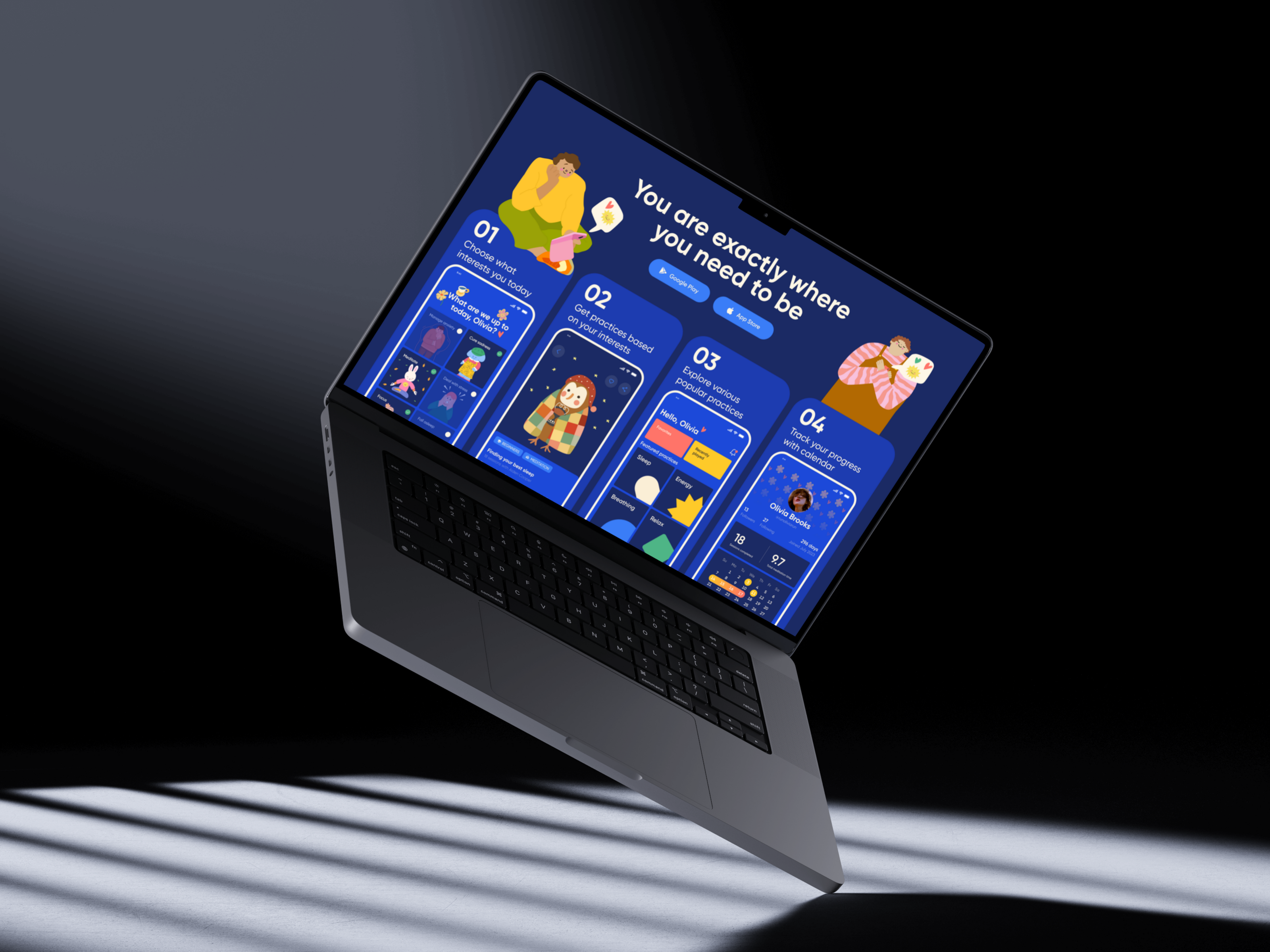 Lumina | Landing | UX/UI — Изображение №13 — Интерфейсы, Иллюстрация на Dprofile