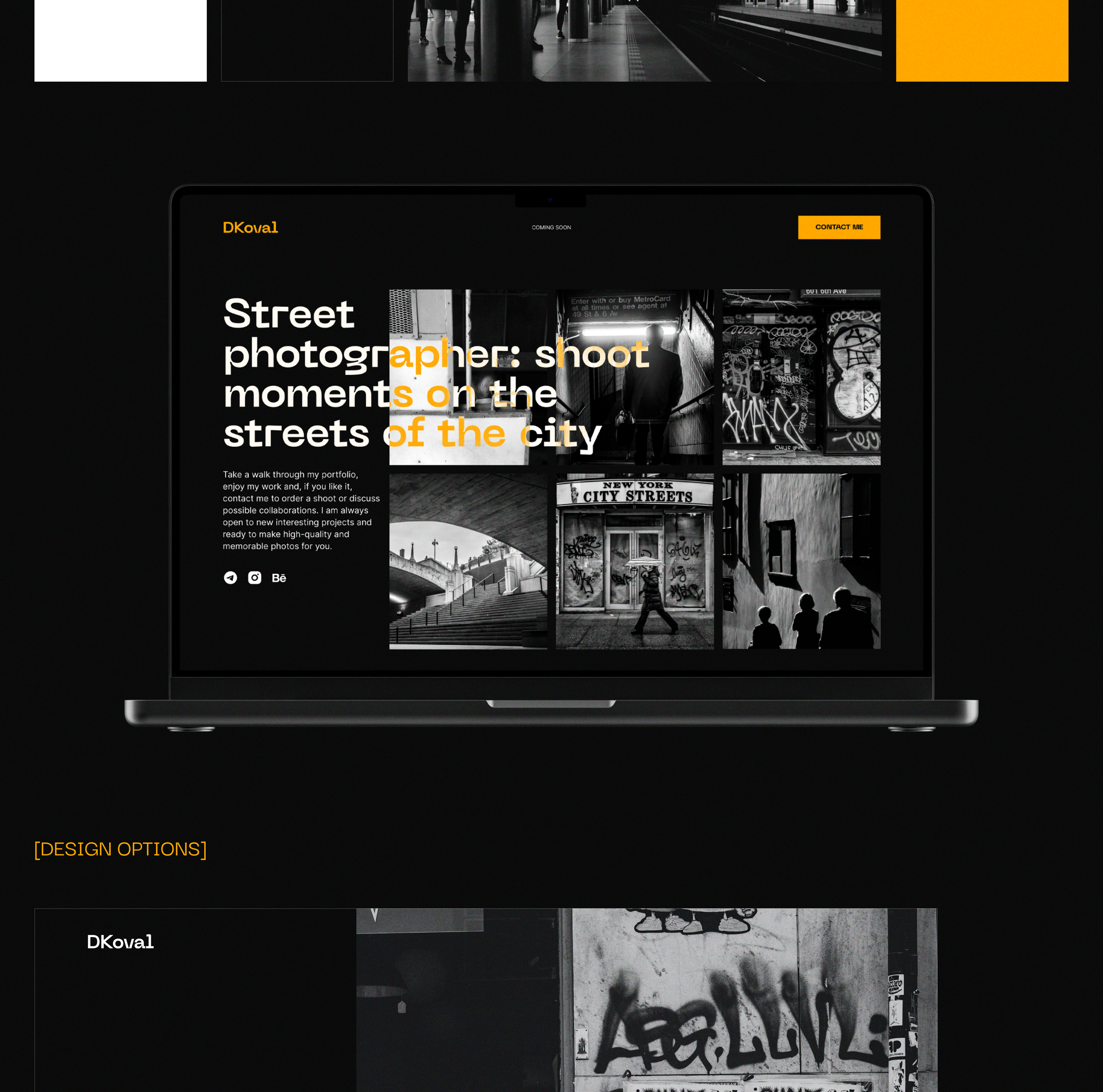 Design concept | Street photographer — Изображение №3 — Интерфейсы на Dprofile