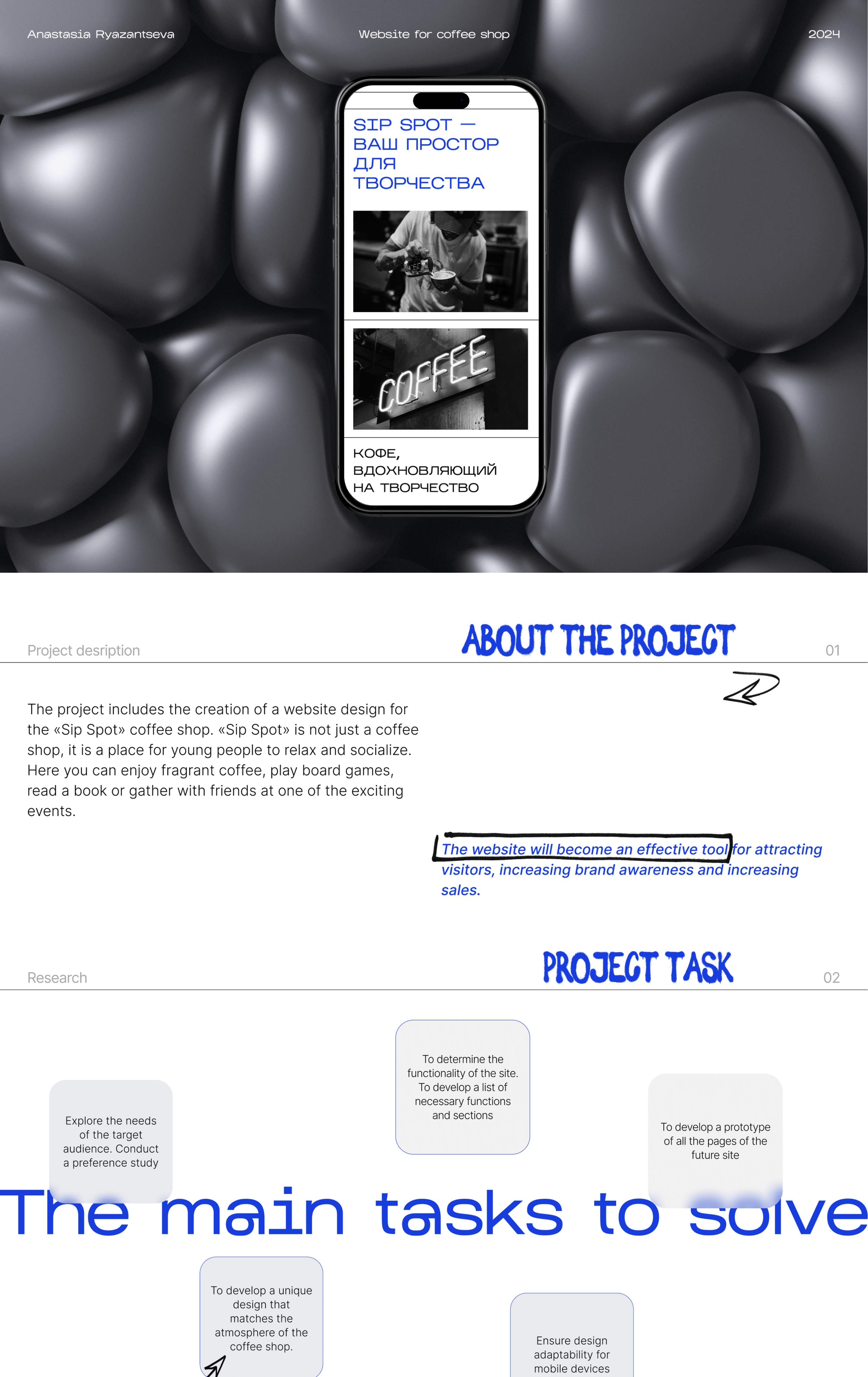 Coffee shop website | Sip Spot — Изображение №1 — Интерфейсы на Dprofile