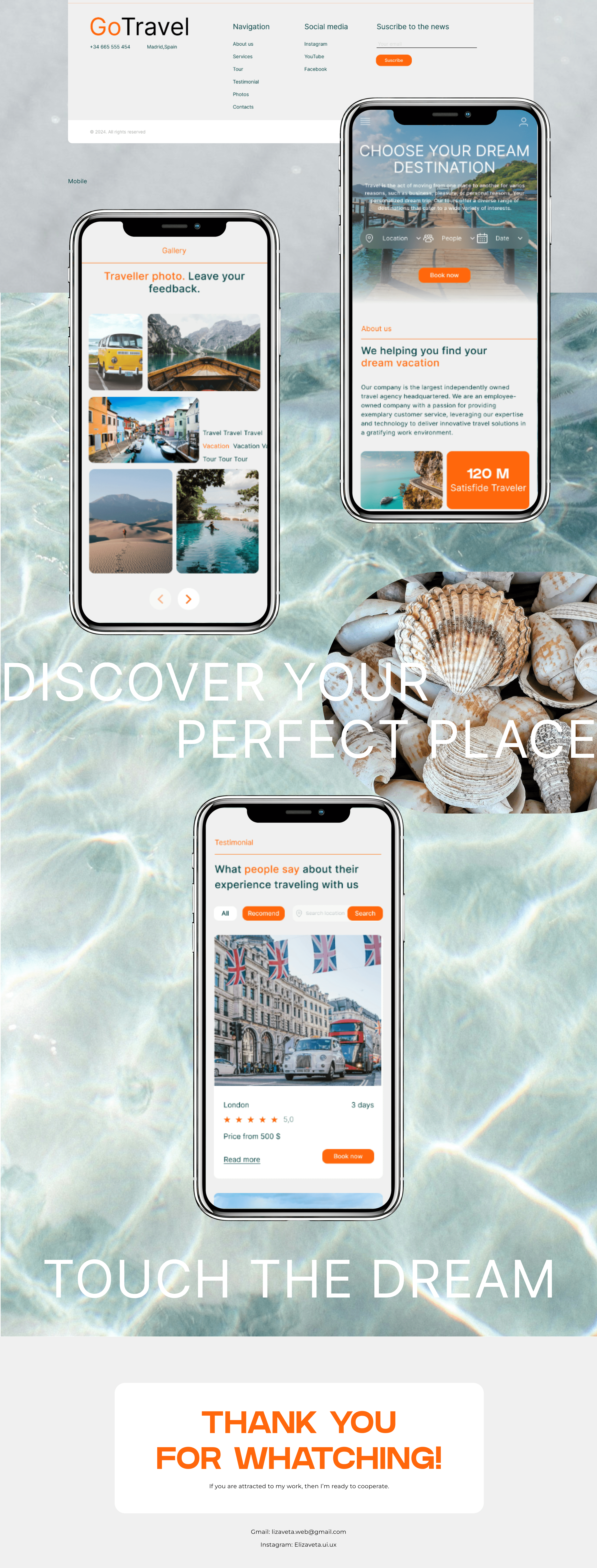 Туристическое агентство GoTravel, Travel agency — Изображение №6 — Интерфейсы на Dprofile