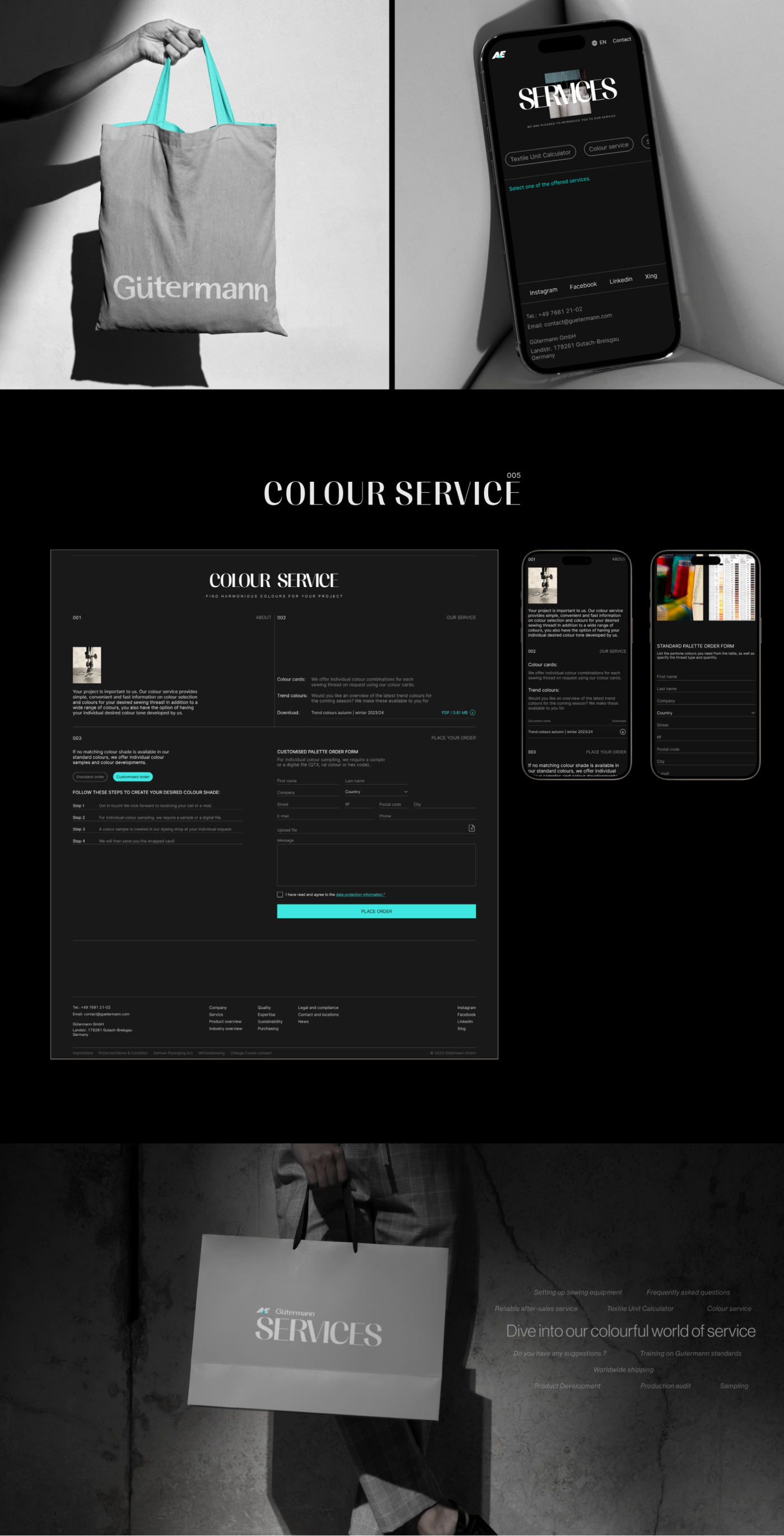 Guetermann Сorporate Website | UI/UX Design — Изображение №9 — Интерфейсы на Dprofile