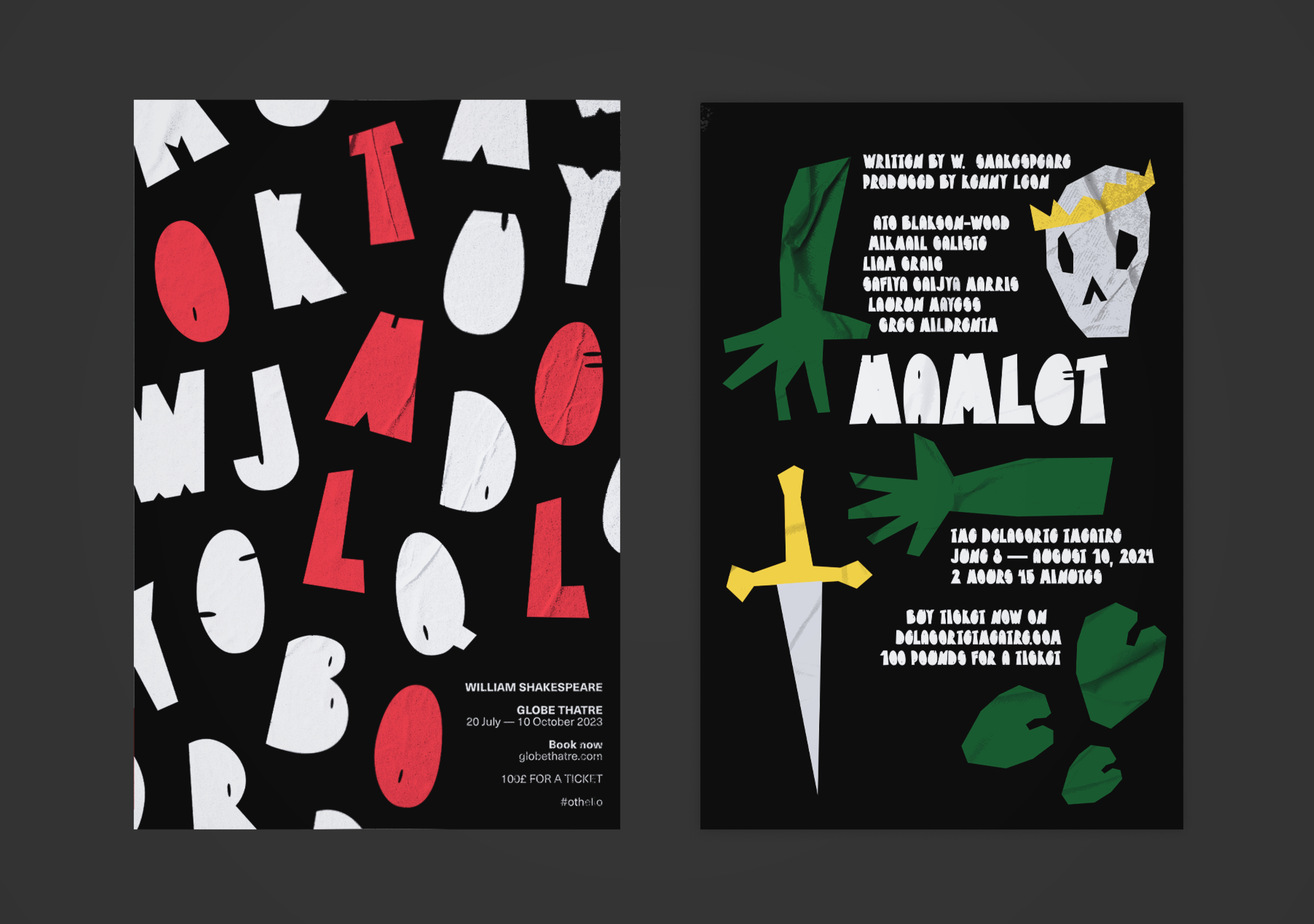 Шрифт для театральных афиш ALFRED — Изображение №14 — Интерфейсы, Брендинг на Dprofile
