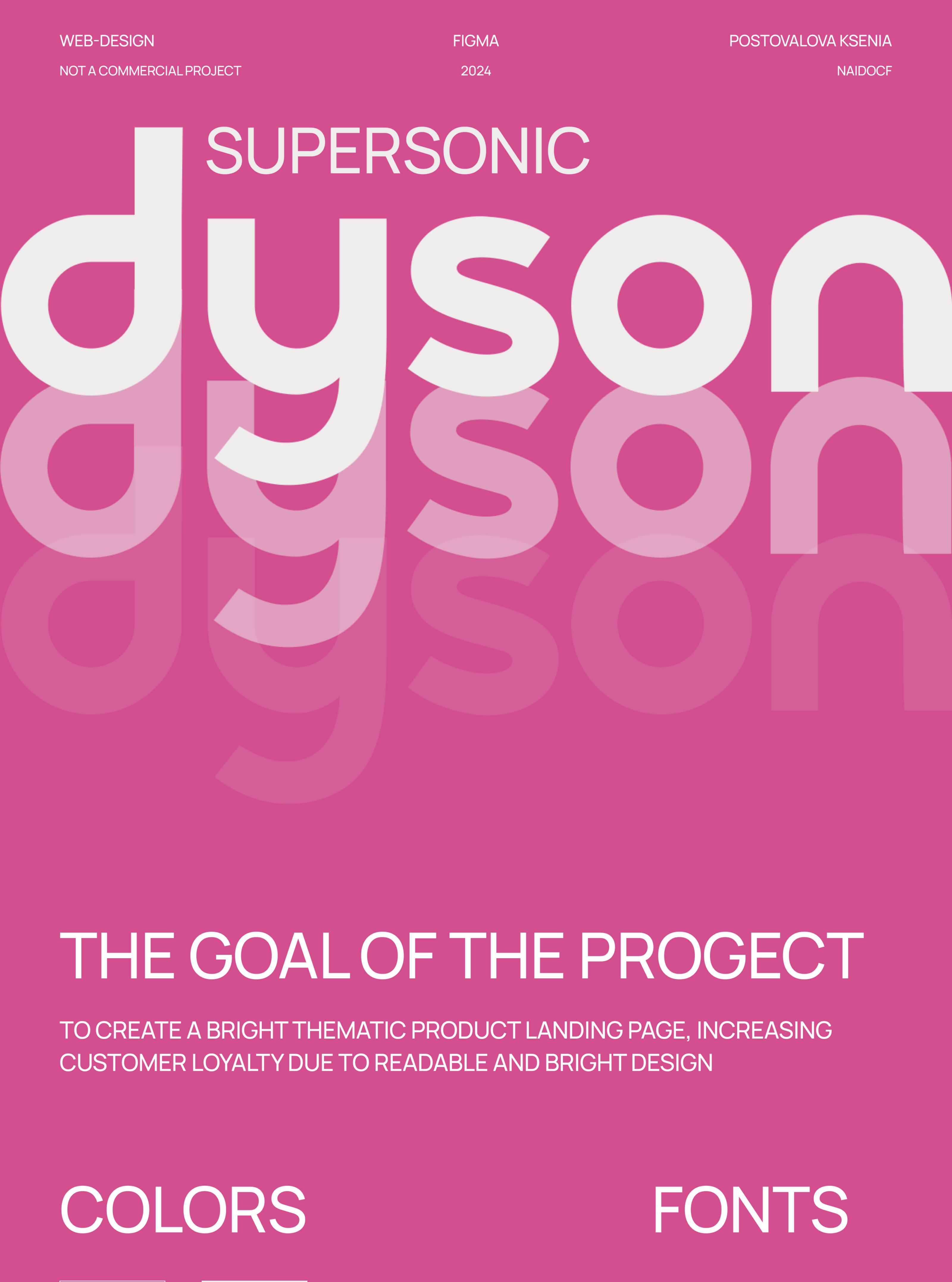 dyson//лендинг — Изображение №1 — Интерфейсы на Dprofile