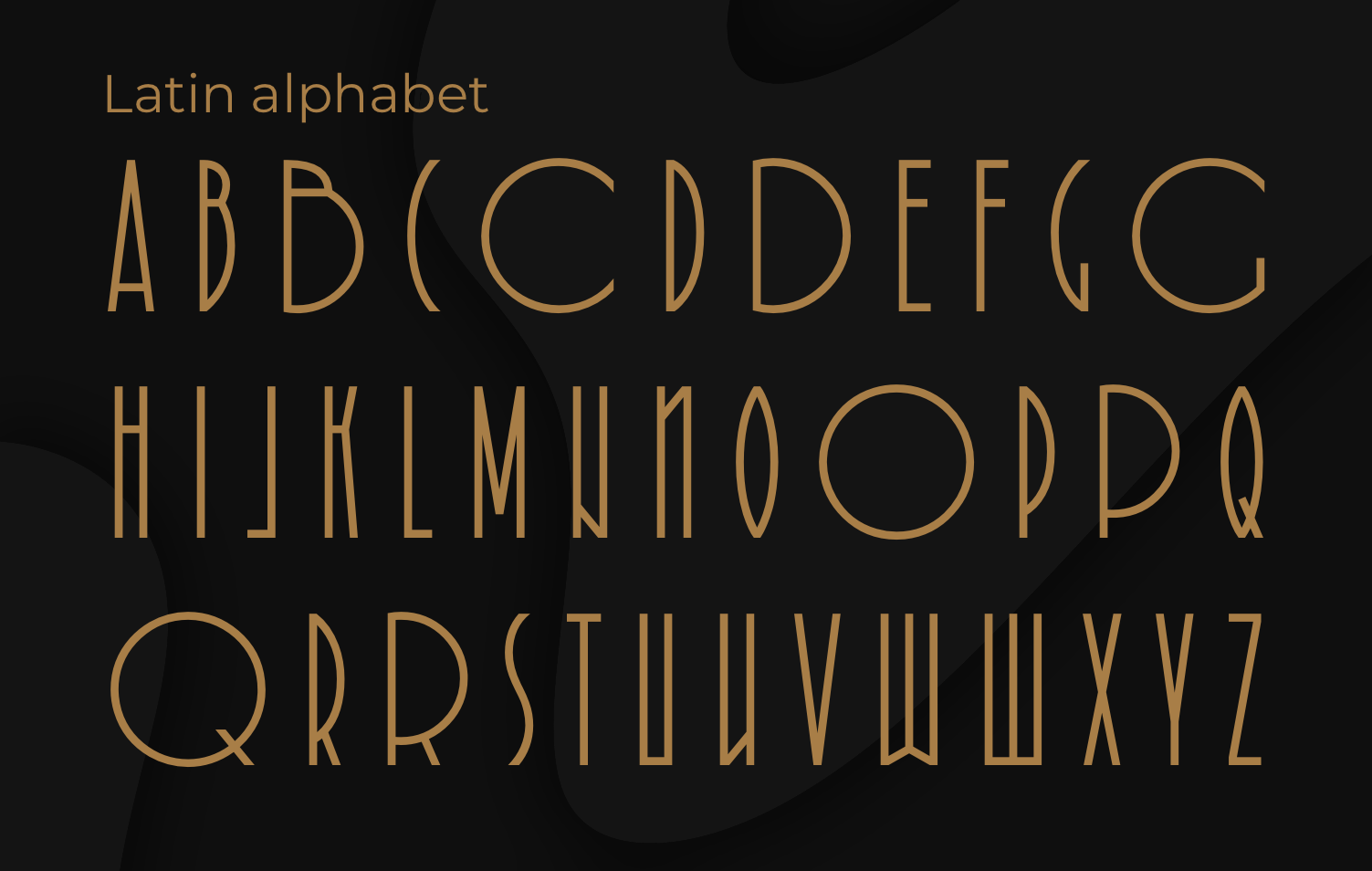 Van Alen - font — Изображение №3 — Брендинг, Графика на Dprofile