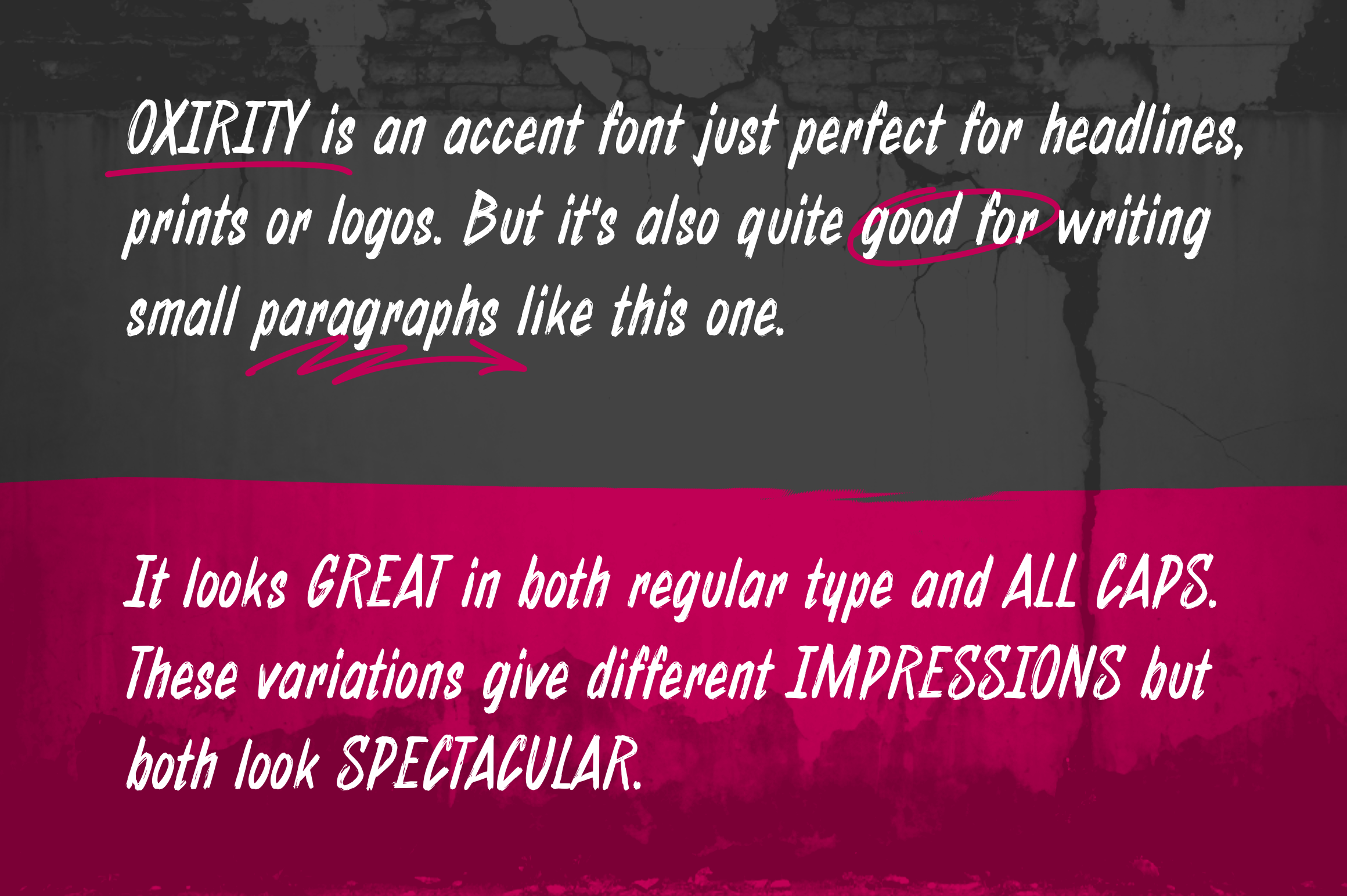 OXIRITY - FONT — Изображение №4 — Графика, Маркетинг на Dprofile