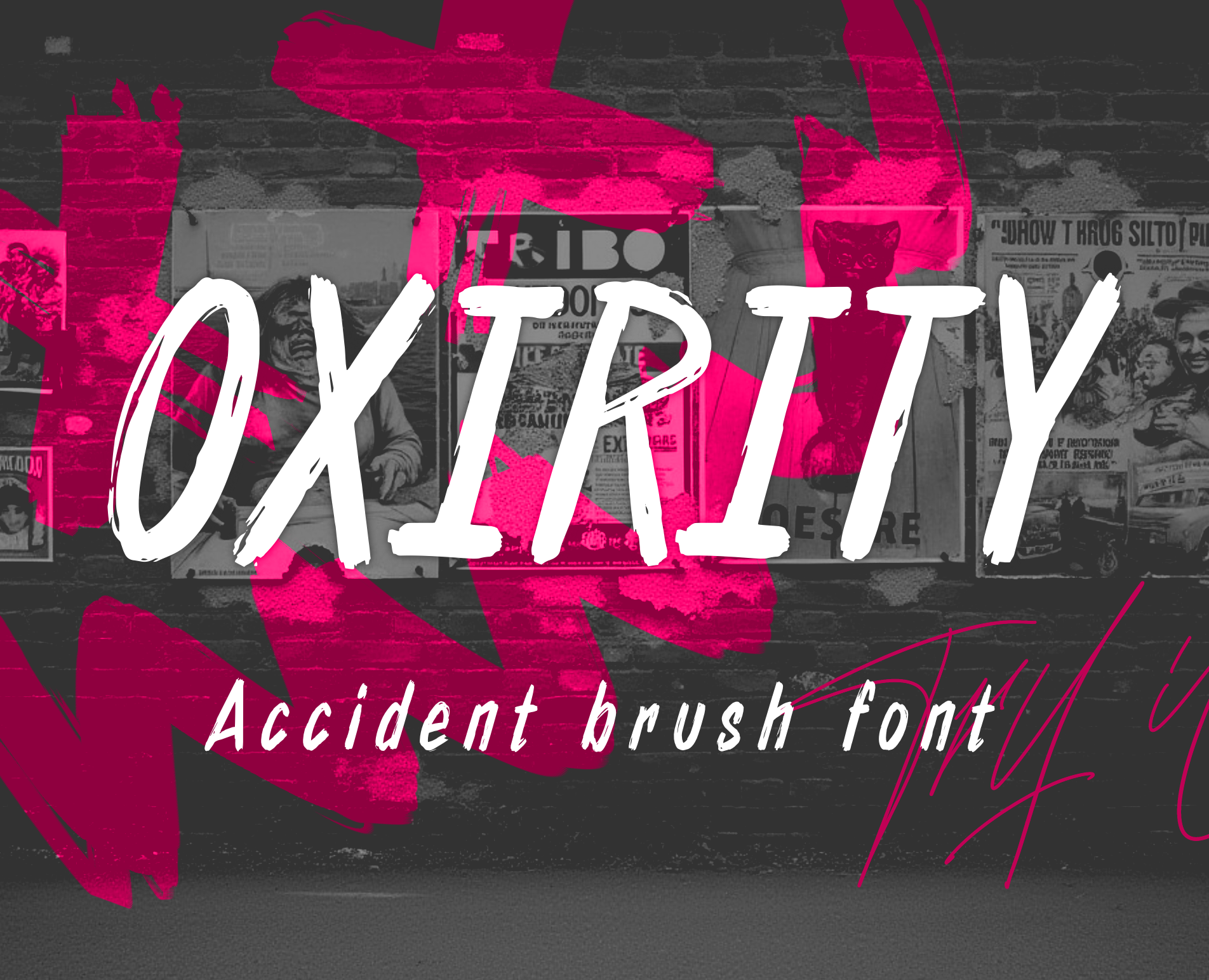 OXIRITY - FONT — Графика, Маркетинг на Dprofile