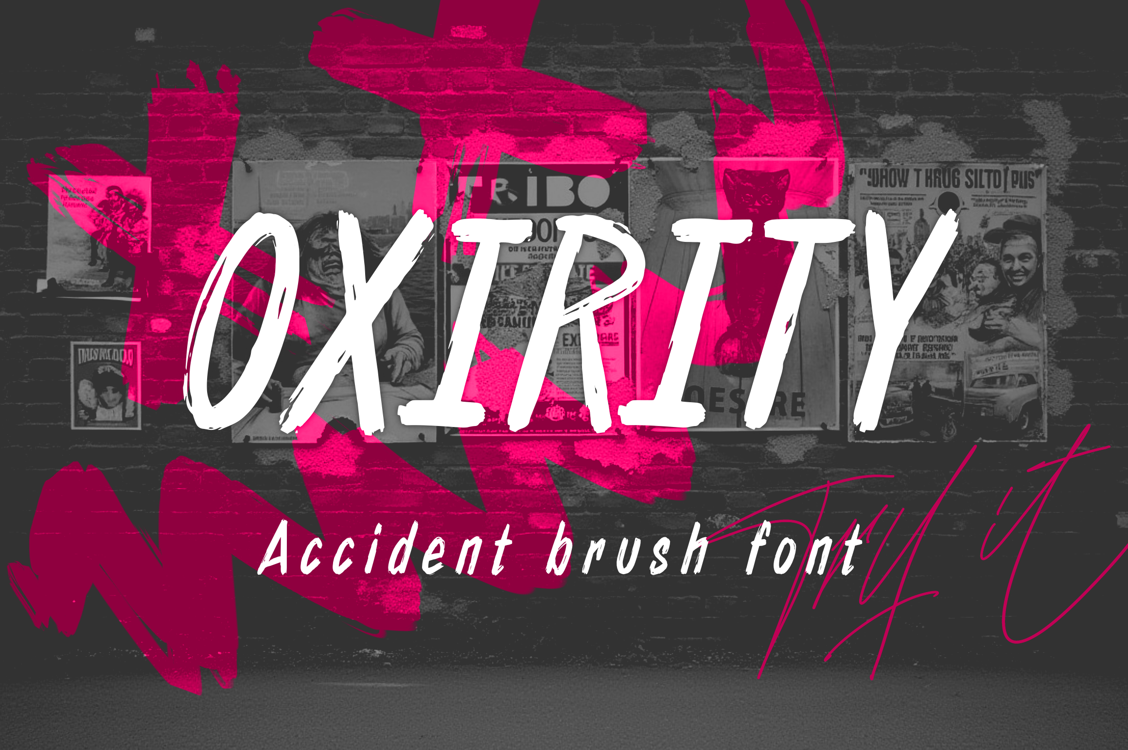 OXIRITY - FONT — Изображение №1 — Графика, Маркетинг на Dprofile