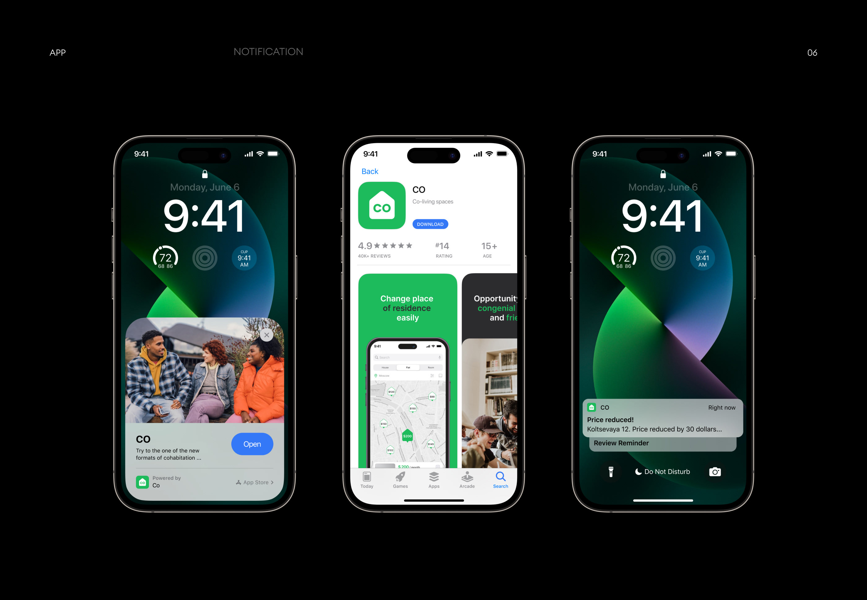 CO-living | Mobile app — Изображение №9 — Интерфейсы, Брендинг на Dprofile