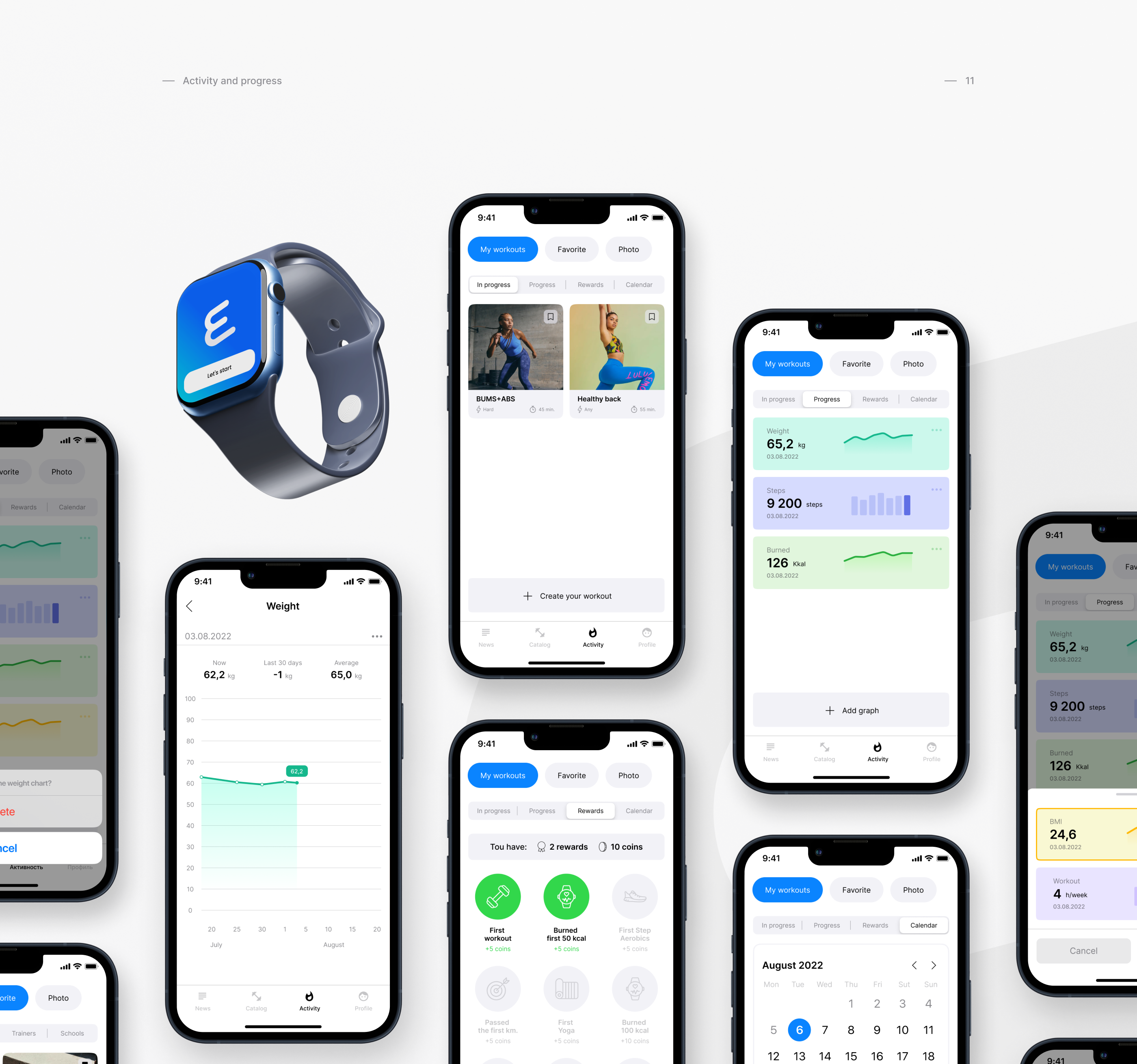EasyFit | Fitness online | Mobile app — Изображение №17 — Интерфейсы, Брендинг на Dprofile