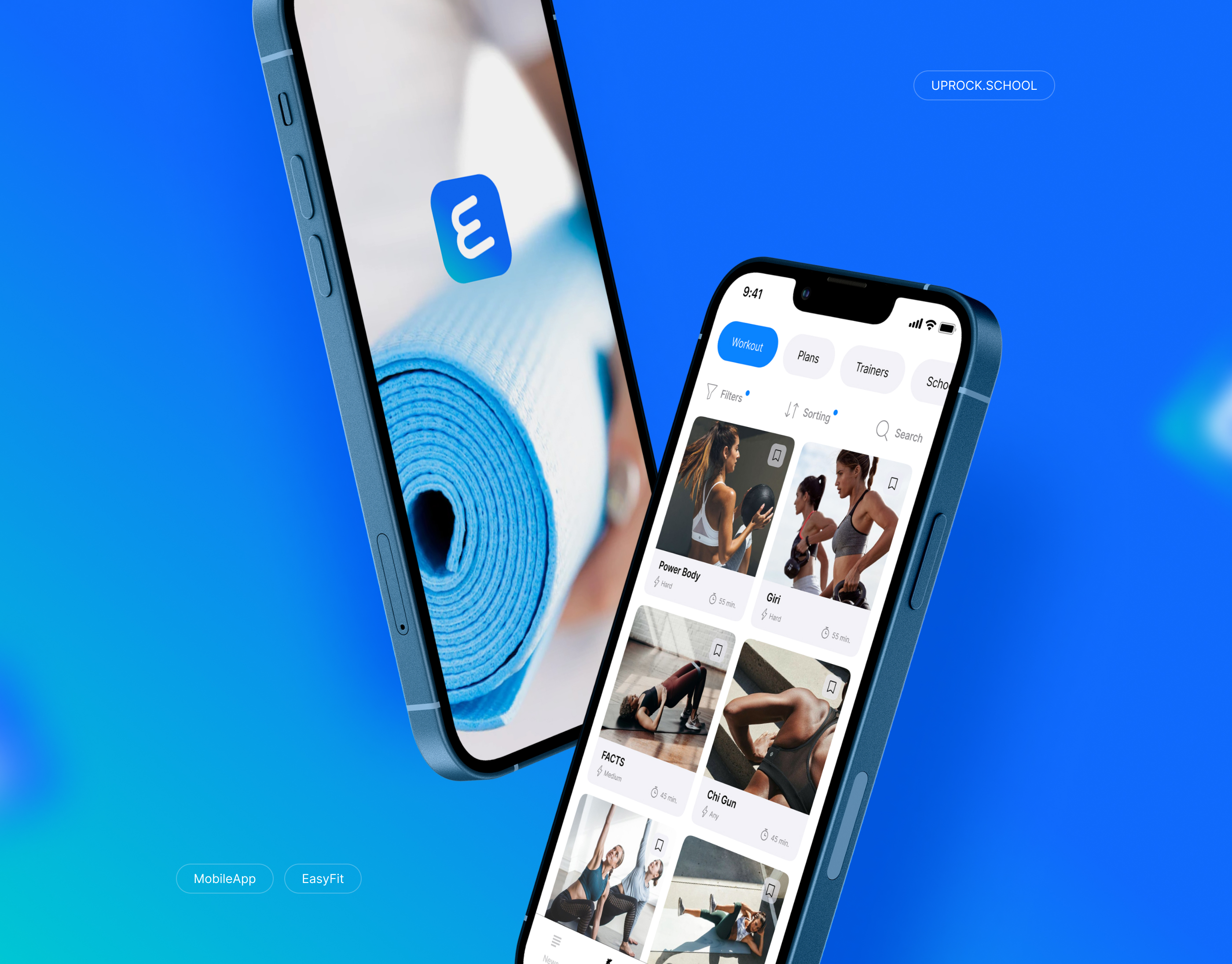 EasyFit | Fitness online | Mobile app — Изображение №1 — Интерфейсы, Брендинг на Dprofile