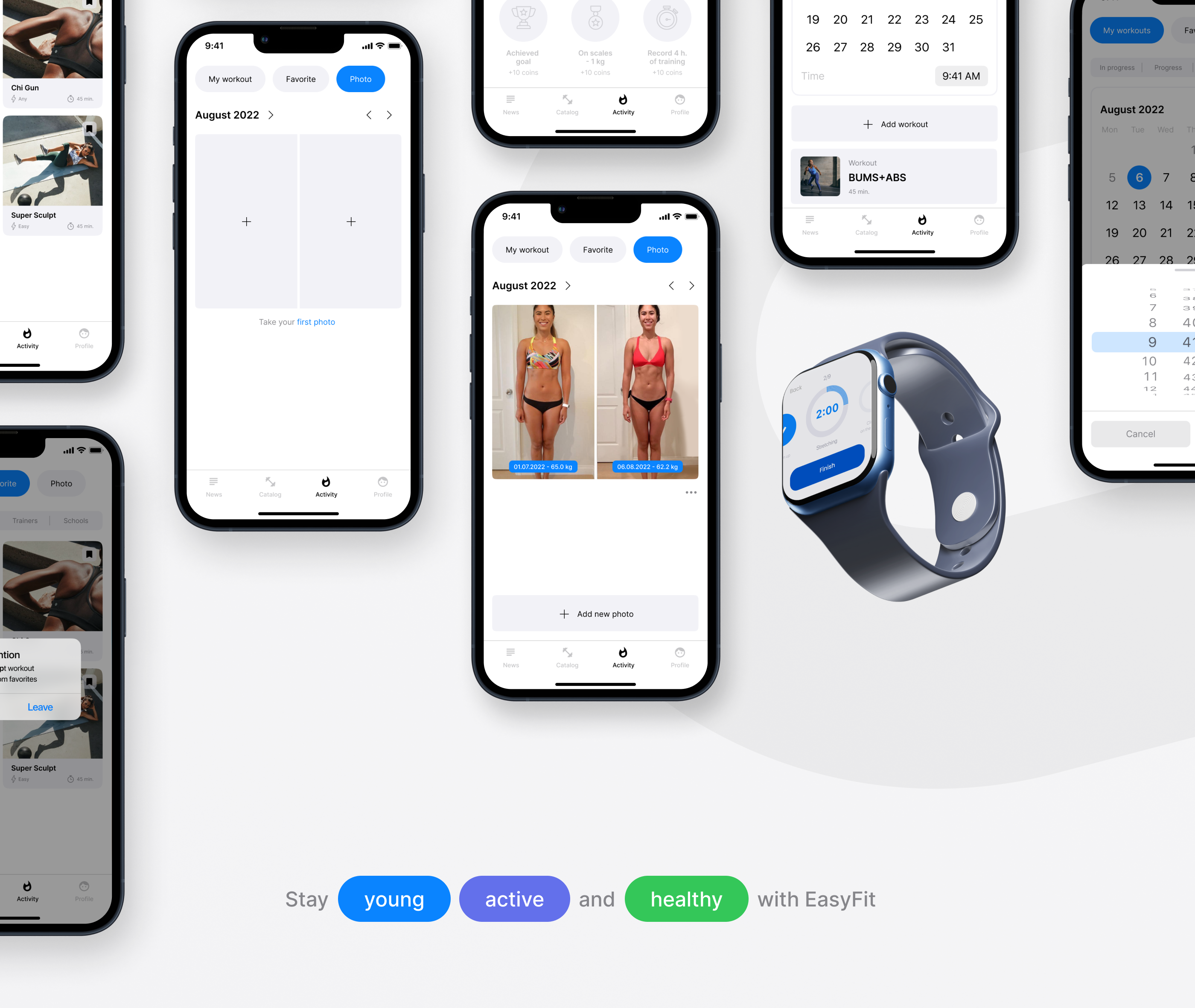 EasyFit | Fitness online | Mobile app — Изображение №18 — Интерфейсы, Брендинг на Dprofile