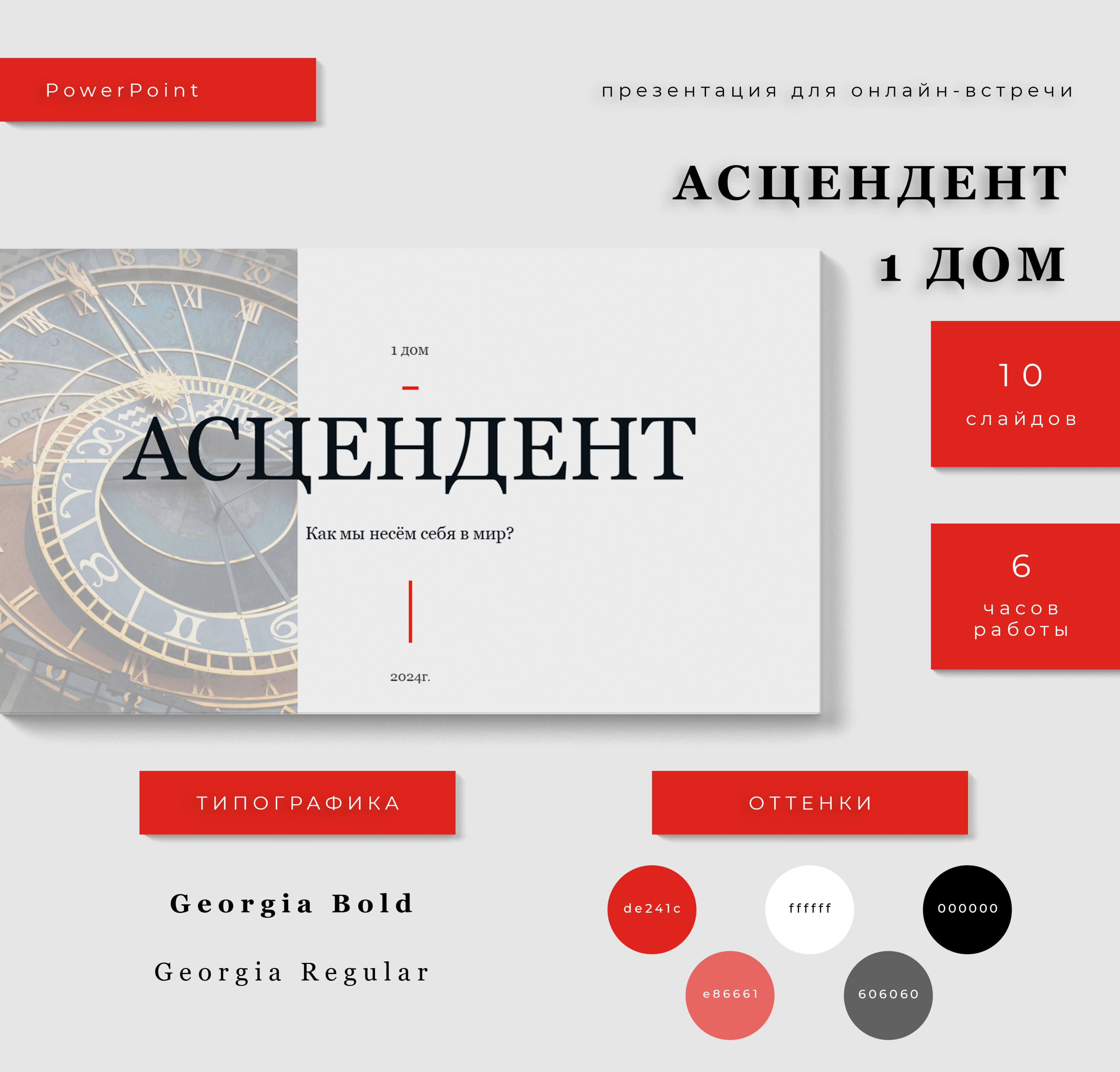 Астрология. 1 дом. ПРЕЗЕНТАЦИЯ для онлайн-встречи — Изображение №1 — Графика, Маркетинг на Dprofile