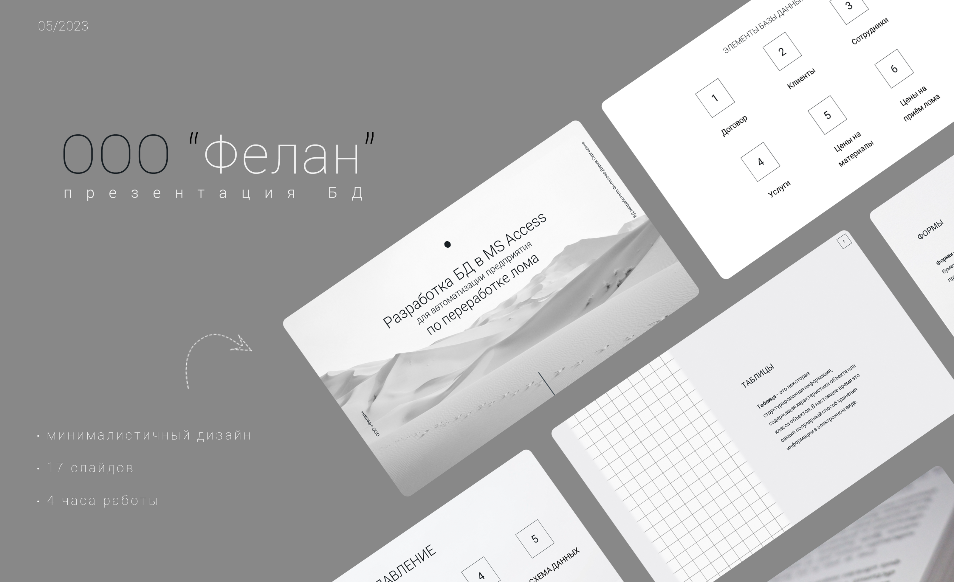 База данных. ЧБ. ПРЕЗЕНТАЦИЯ. — Изображение №1 — Графика, Маркетинг на Dprofile
