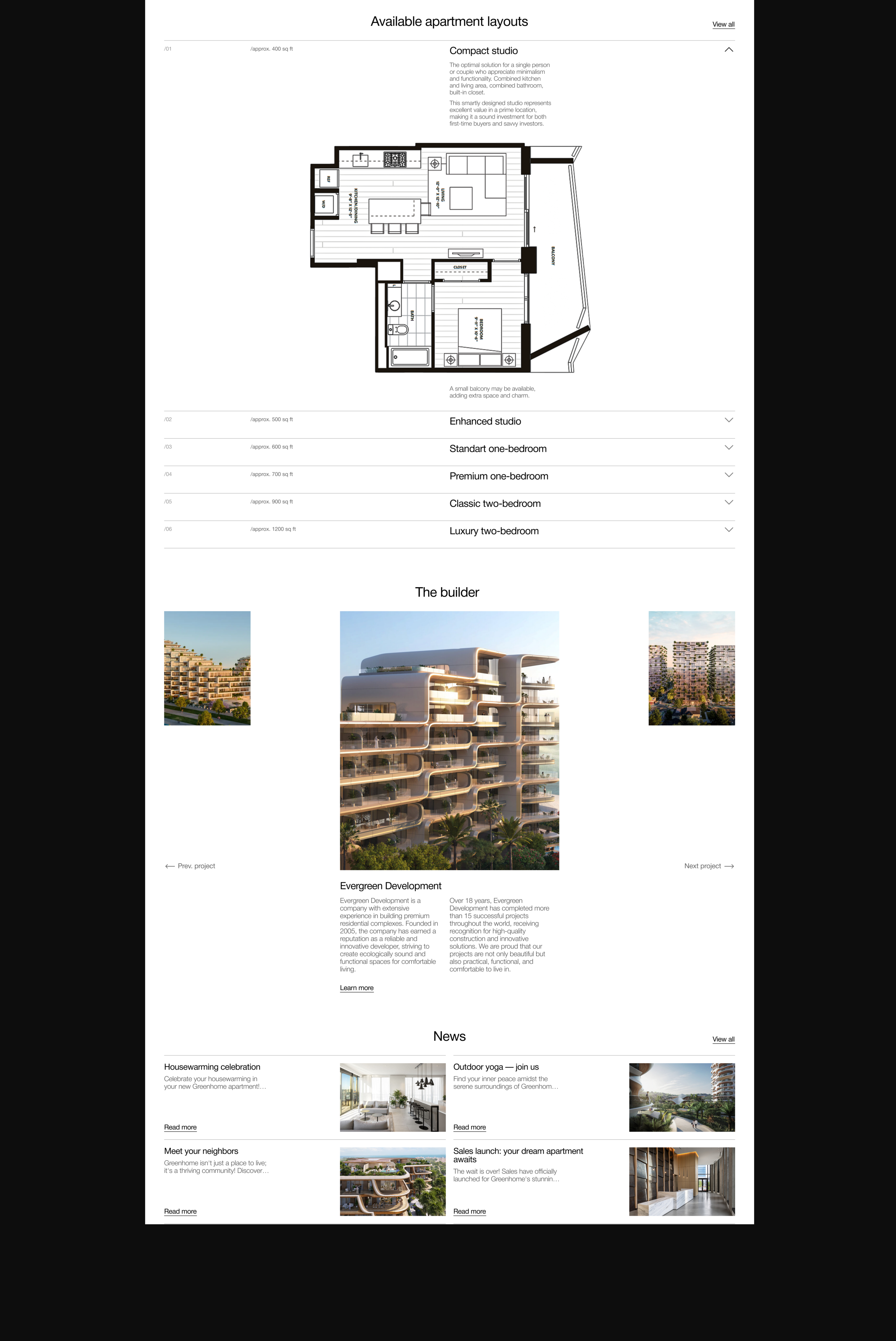 Greenhome — Изображение №5 — Интерфейсы на Dprofile