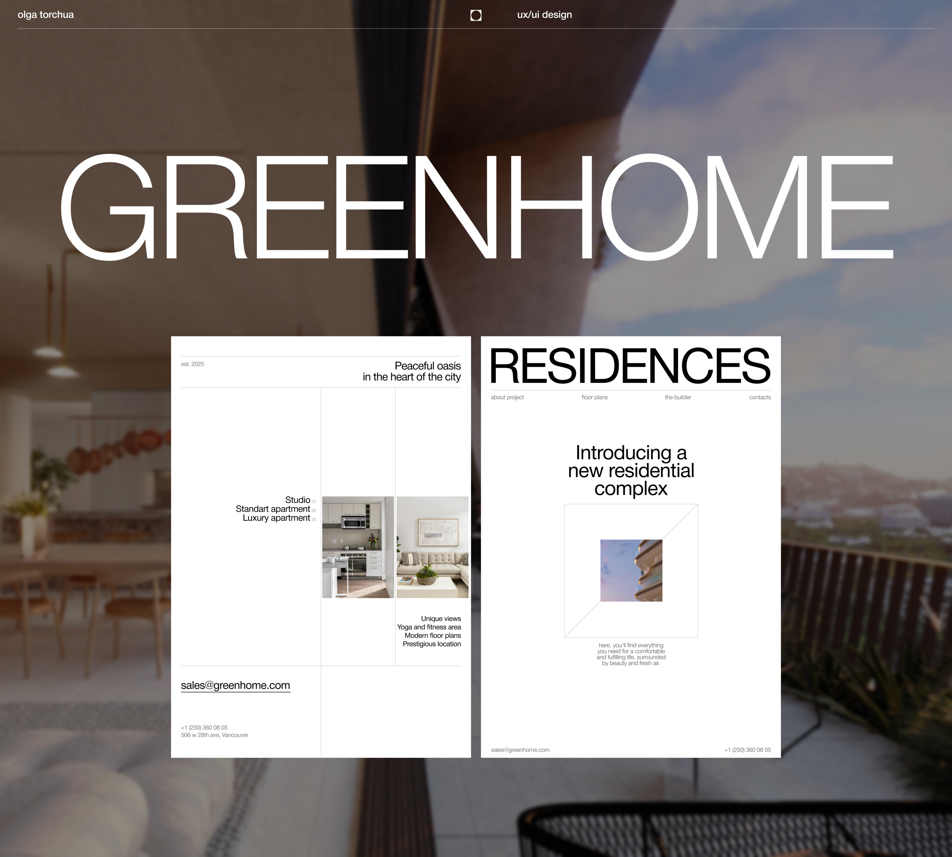 Greenhome — Изображение №1 — Интерфейсы на Dprofile
