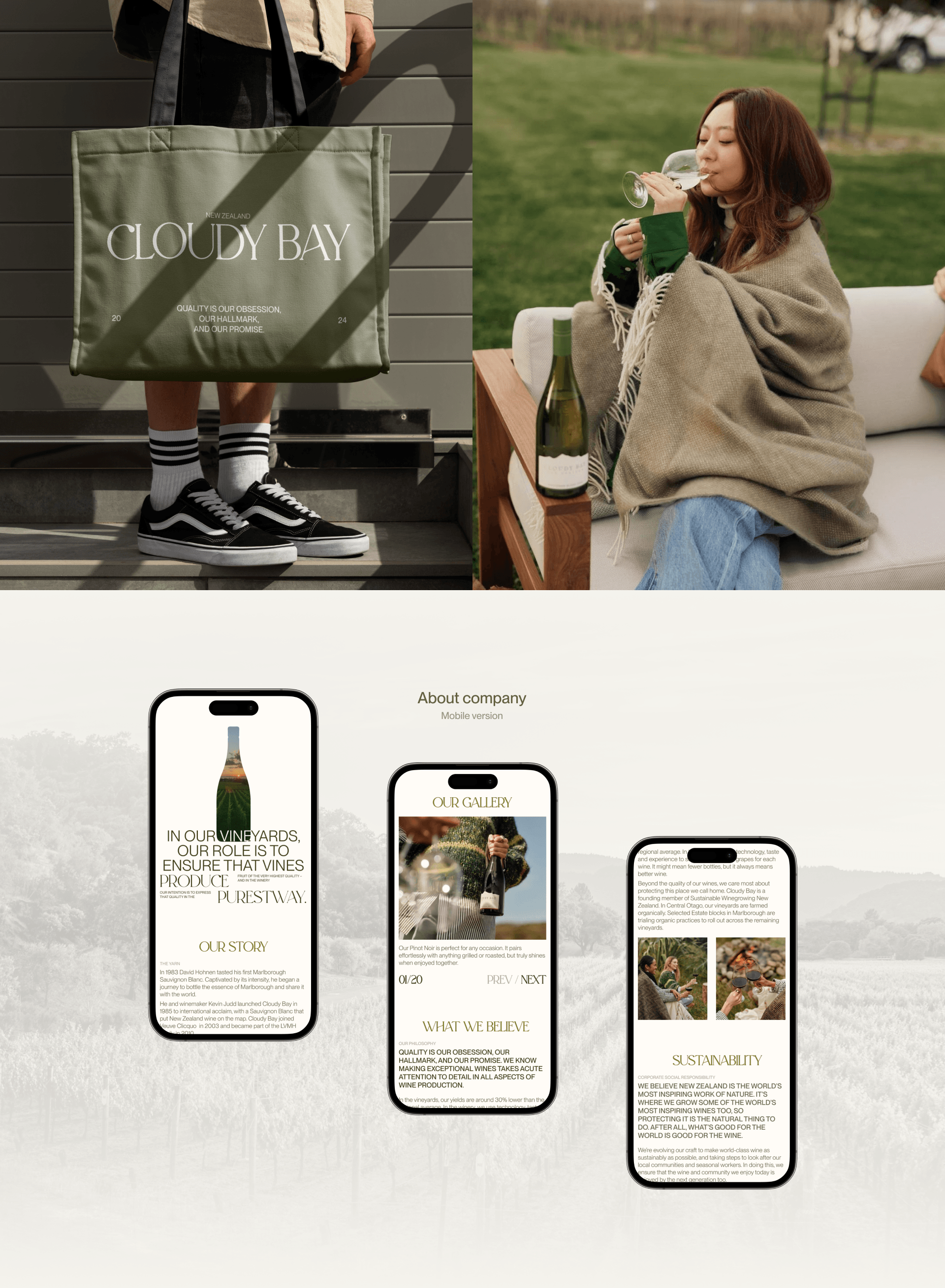 Cloudy Bay | Corporate redesign — Изображение №5 — Интерфейсы на Dprofile
