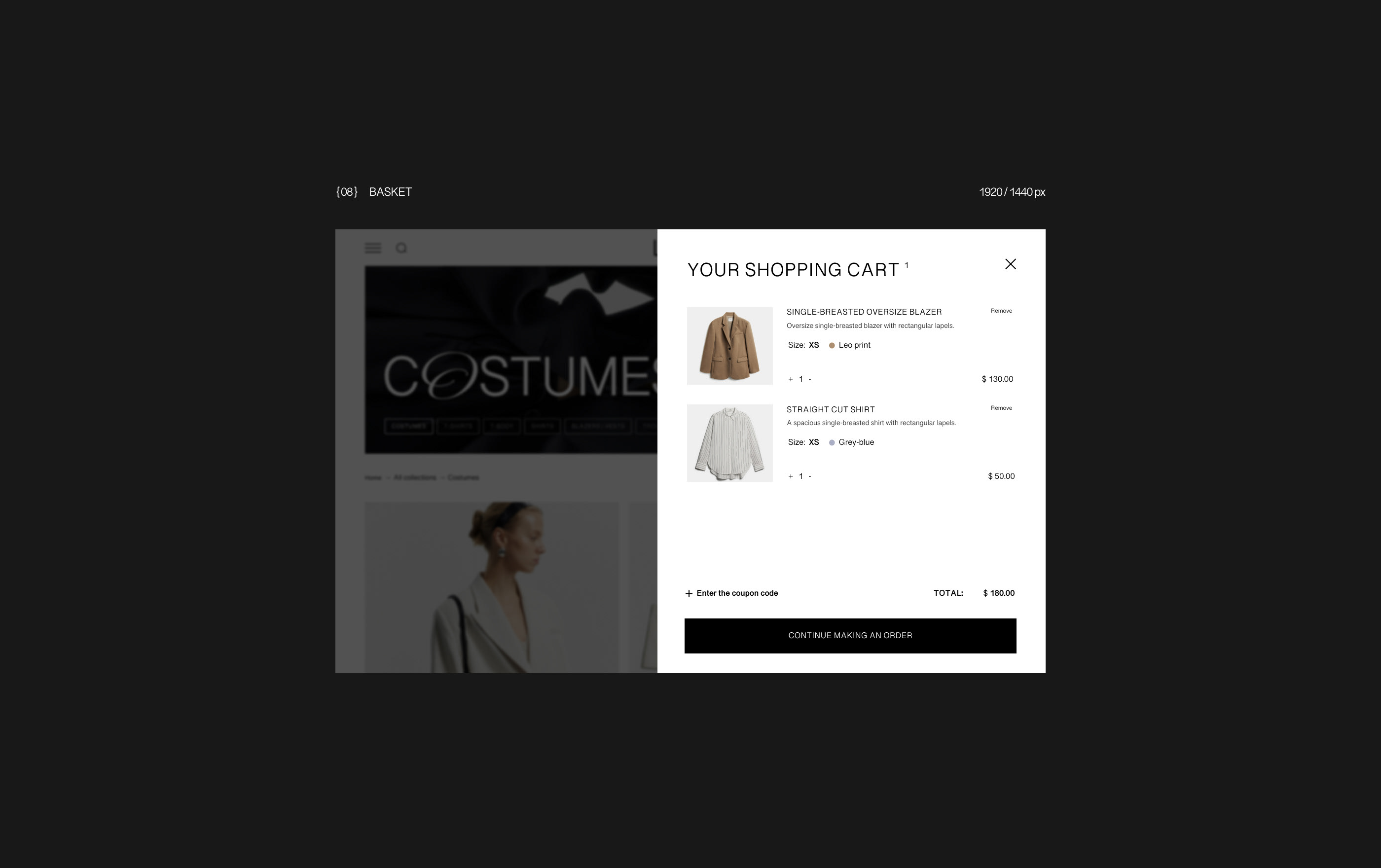 The concept of an online clothing store — Изображение №11 — Интерфейсы на Dprofile