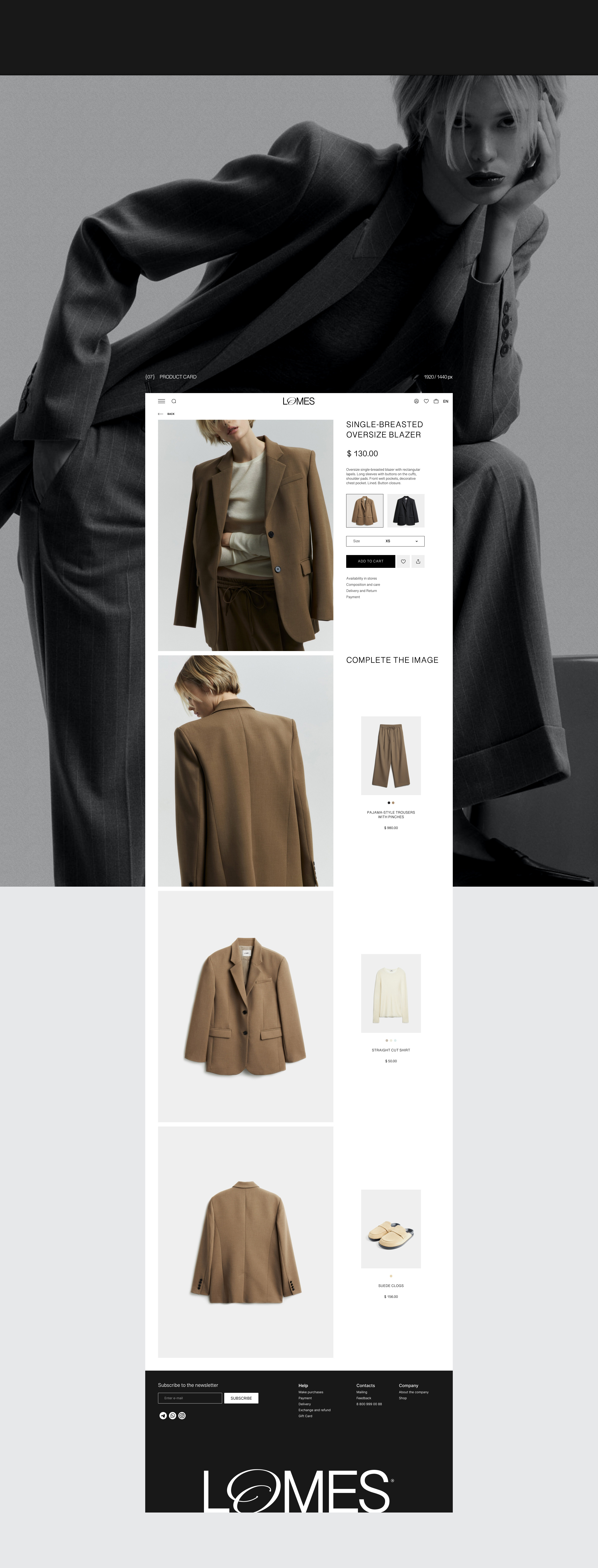The concept of an online clothing store — Изображение №10 — Интерфейсы на Dprofile