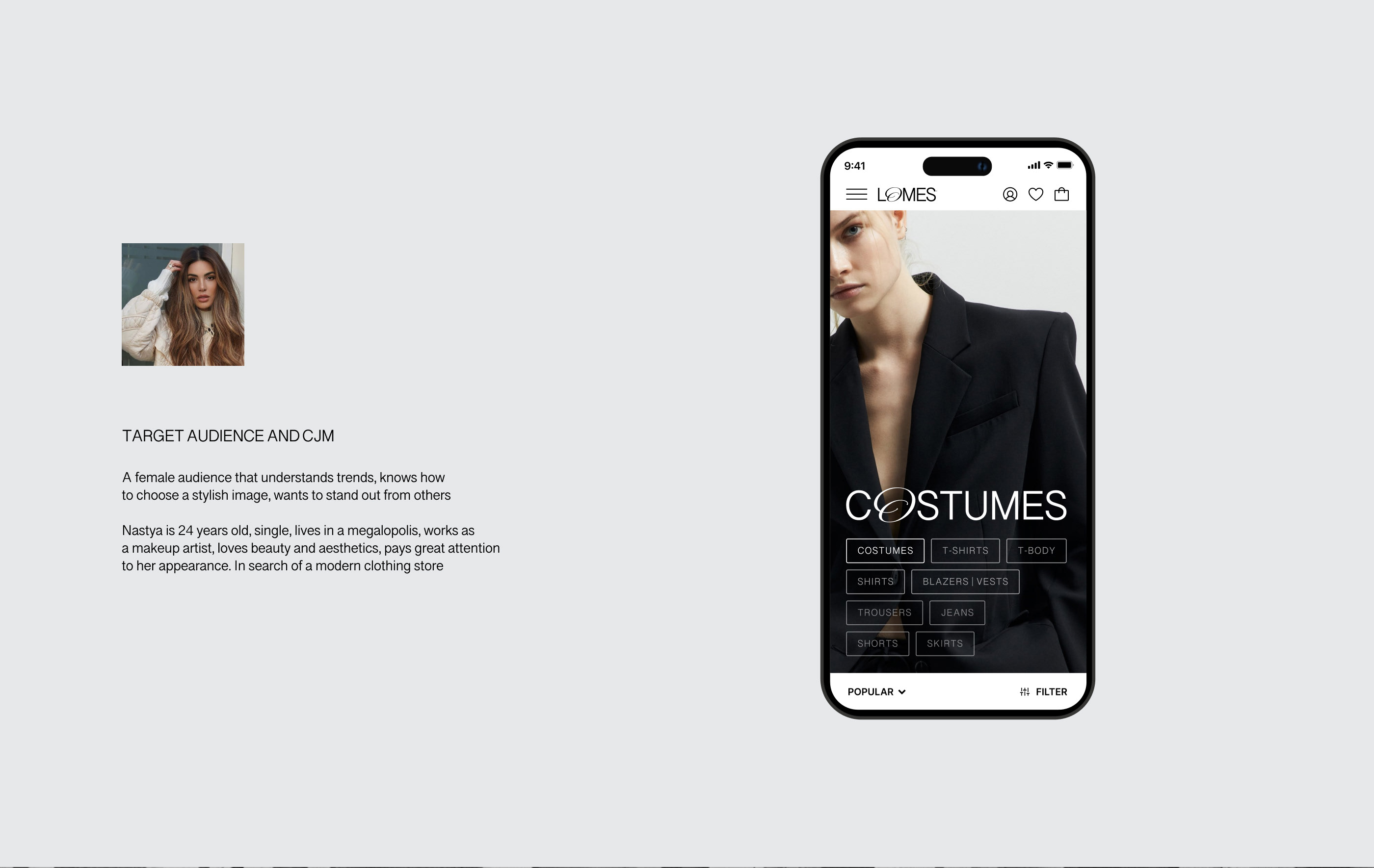 The concept of an online clothing store — Изображение №3 — Интерфейсы на Dprofile