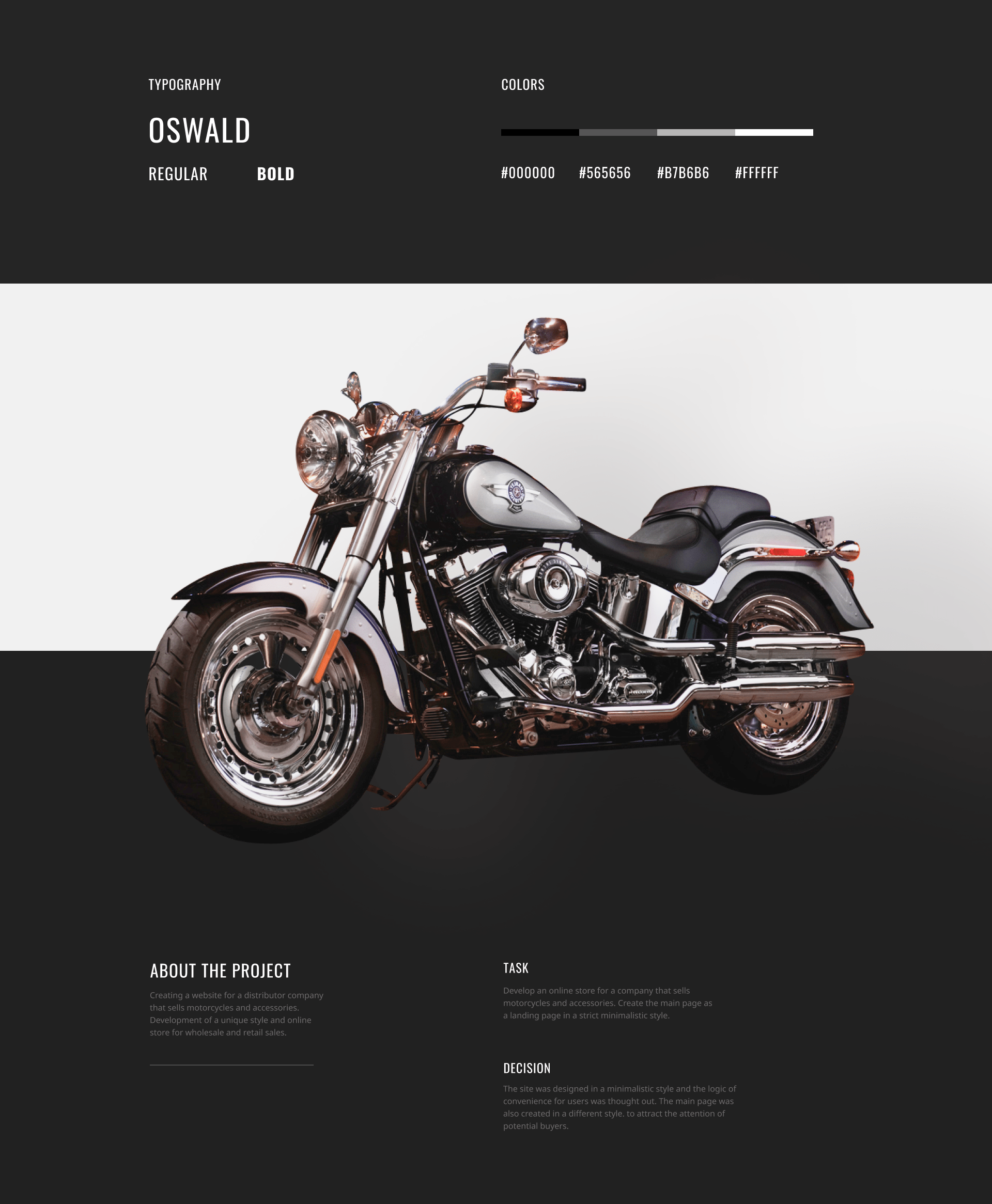 harley davidson - motorcycle shop — Изображение №2 — Интерфейсы, Графика, Анимация на Dprofile