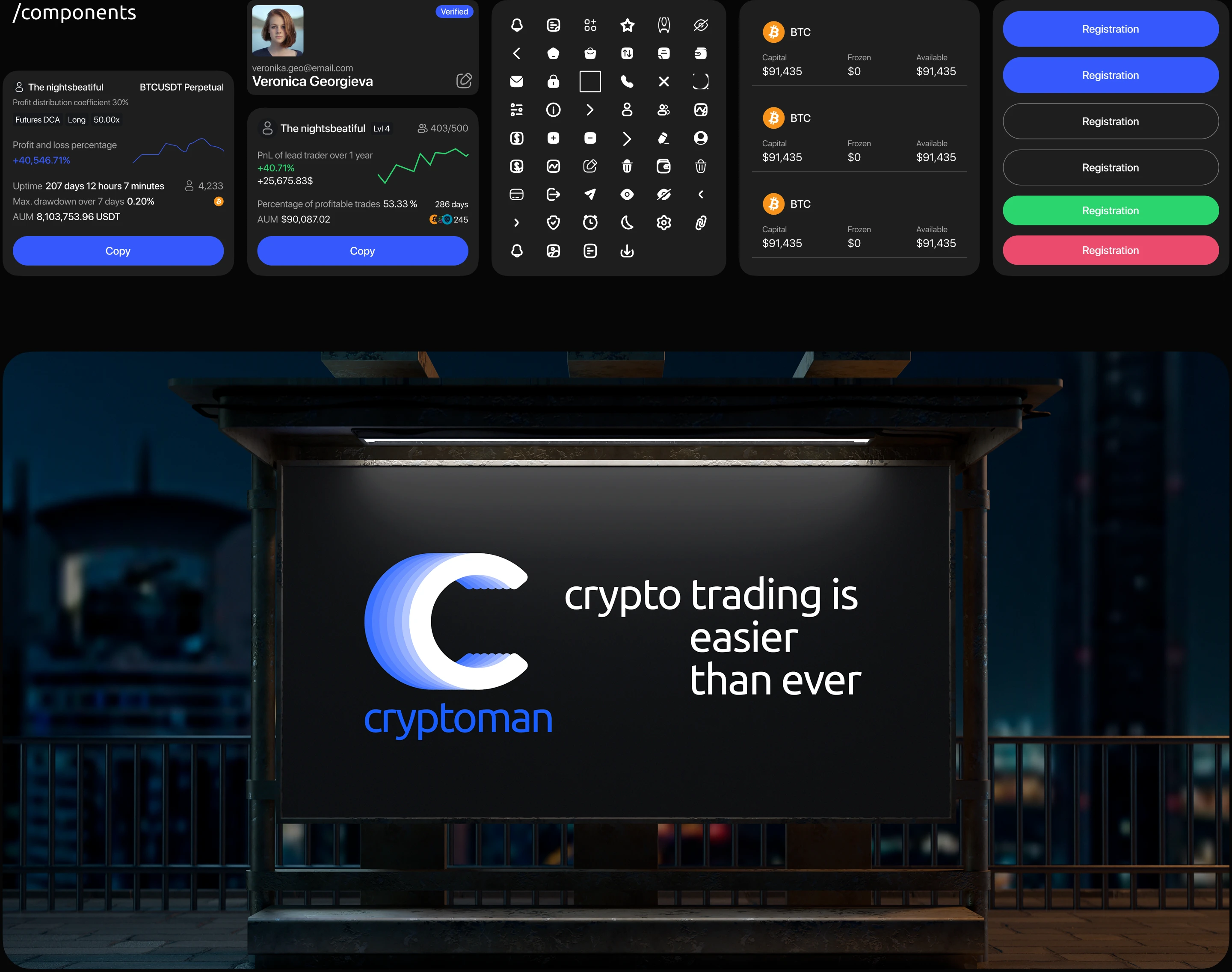 Cryptocurrency | Cryptoman — Изображение №16 — Интерфейсы на Dprofile
