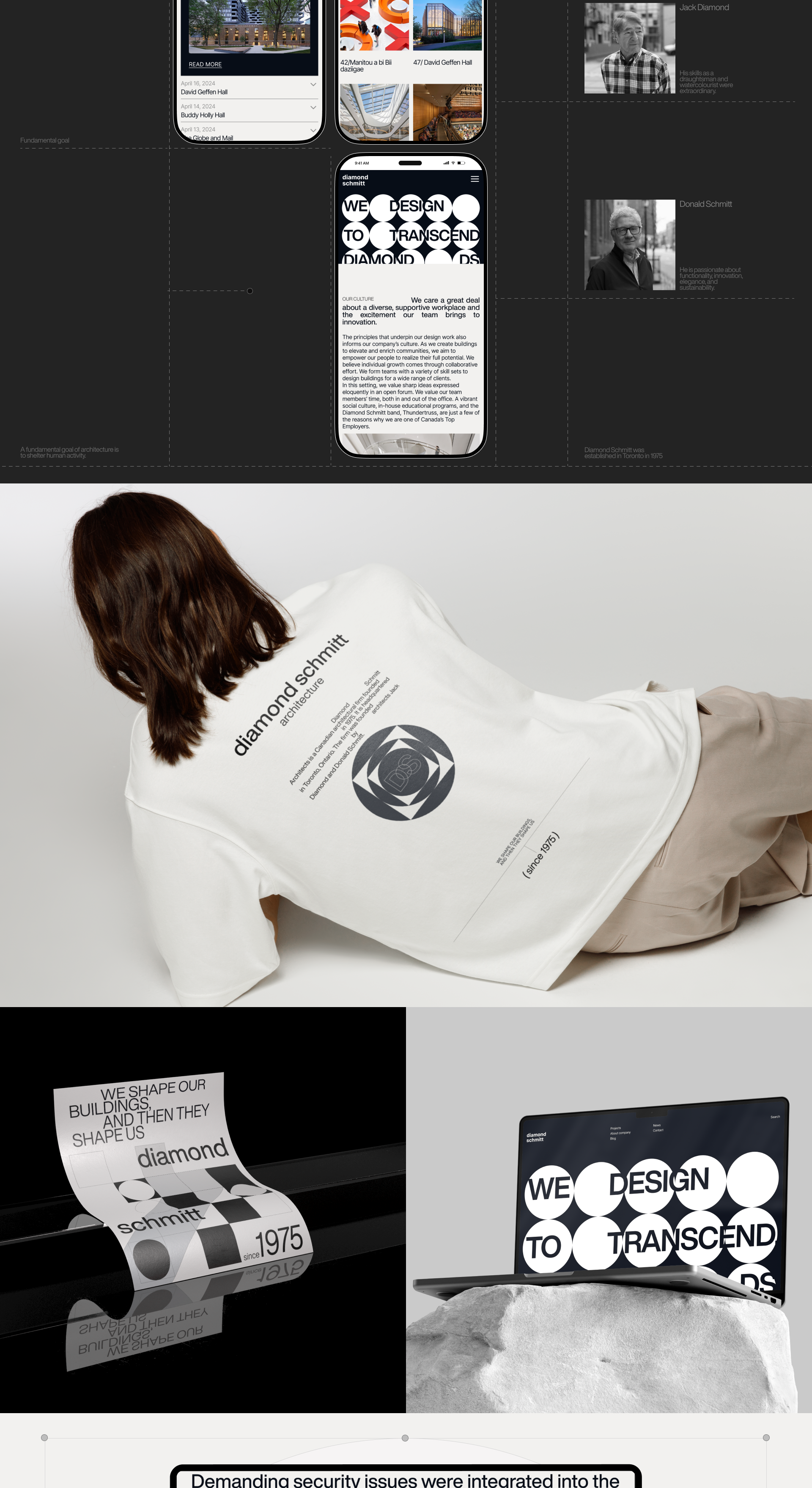 Diamond Schmitt | Corporate website | Redesign — Изображение №4 — Интерфейсы, Брендинг на Dprofile