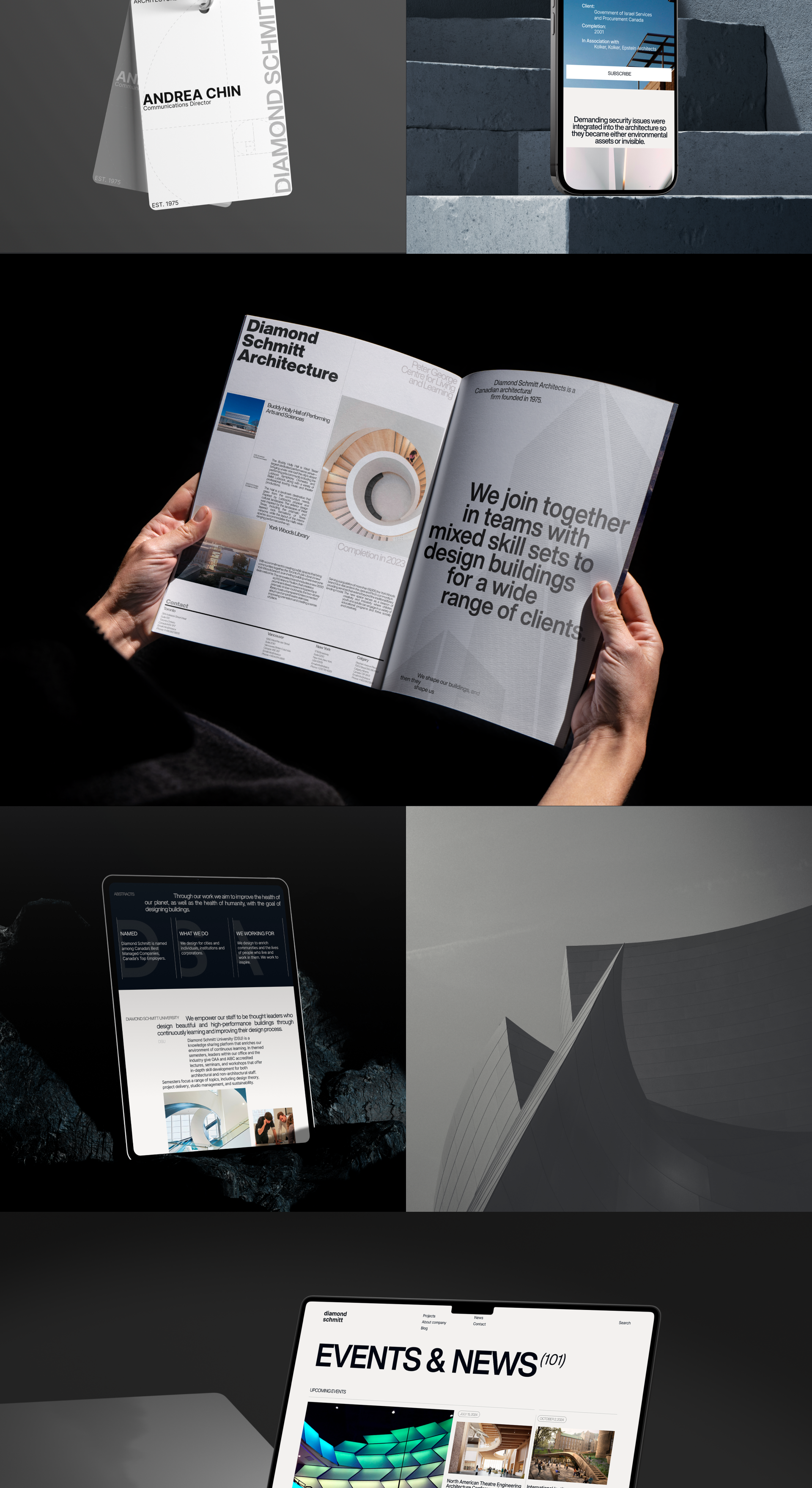 Diamond Schmitt | Corporate website | Redesign — Изображение №6 — Интерфейсы, Брендинг на Dprofile