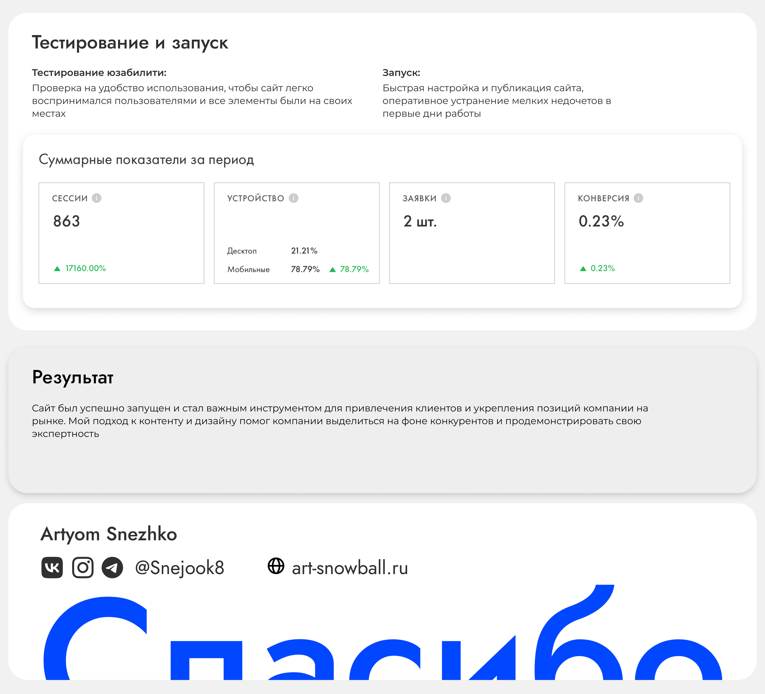 Веб-сайт на тильде — Изображение №3 — Интерфейсы на Dprofile