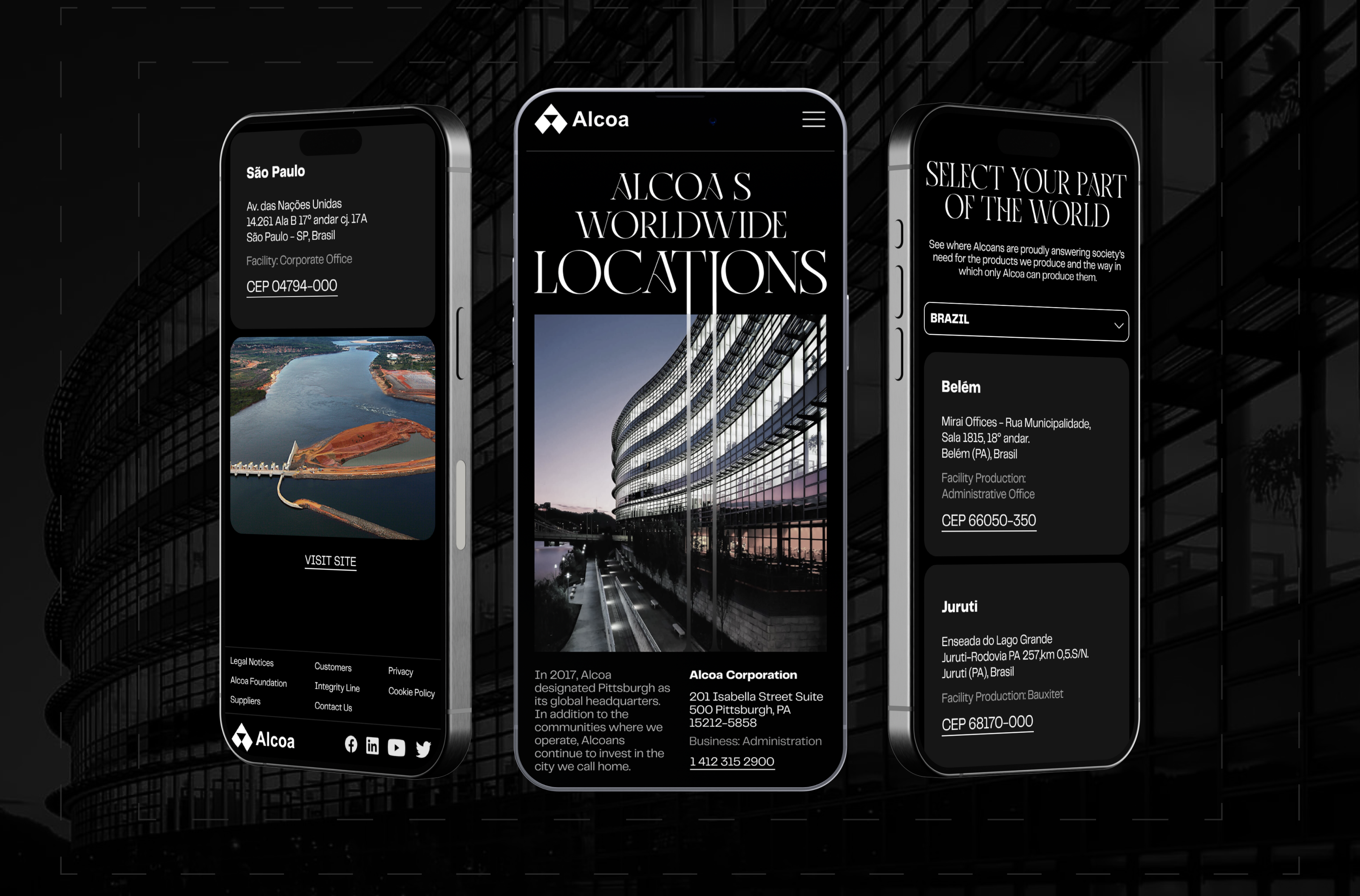 Alcoa | Redesign concept — Изображение №9 — Интерфейсы на Dprofile